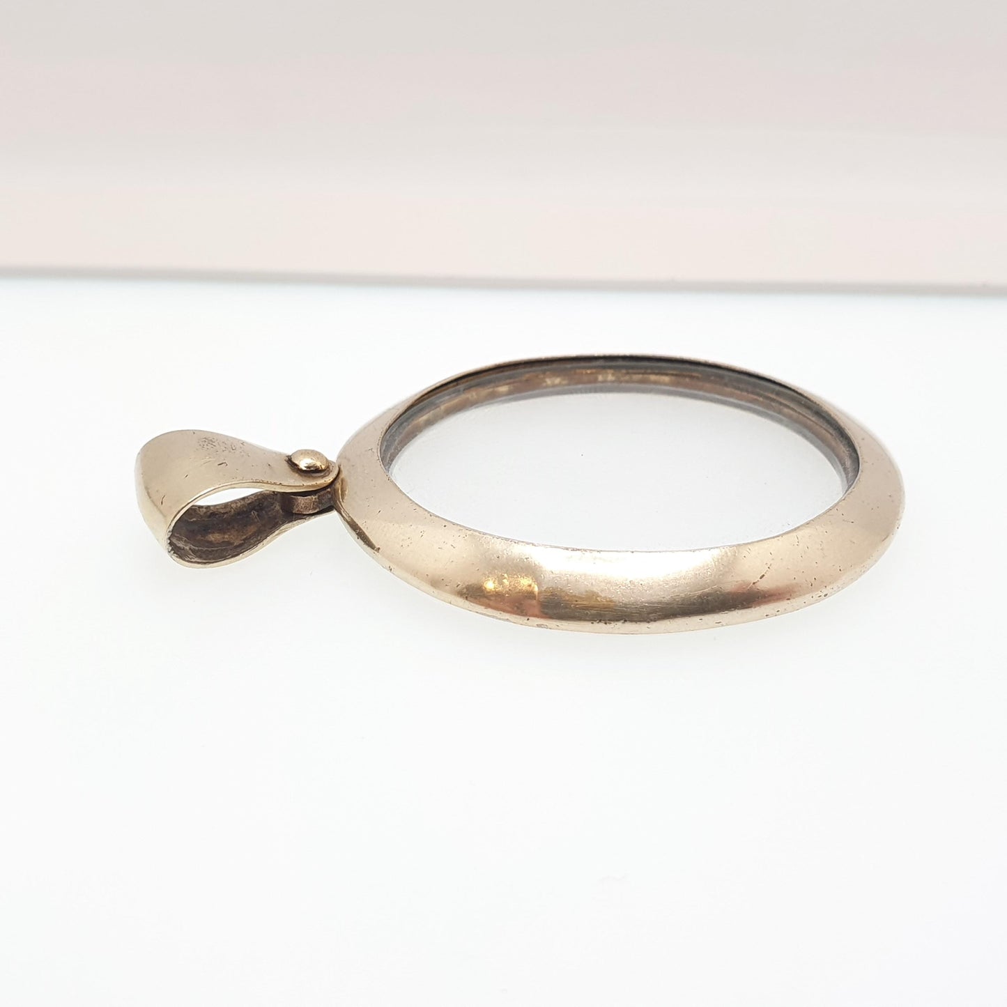 Antique Solid Silver Gold Vermeil Locket Pendant Double Sided Large Big Oval Necklace Picture Photo Vintage Womens Jewelry Jewellery