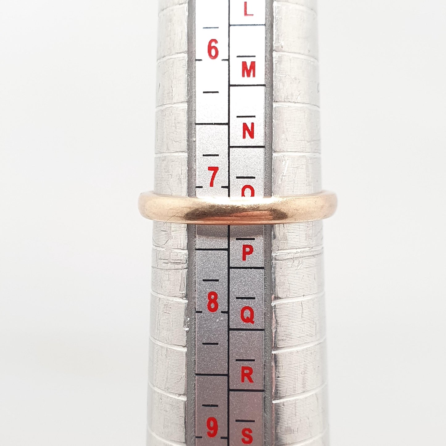 Old Vintage 9ct 9kt Gold Band Ring Wedding 1941 Hallmarked Solid 375 9k Stacking Stacker Yellow Mens Womens Jewelry Jewellery