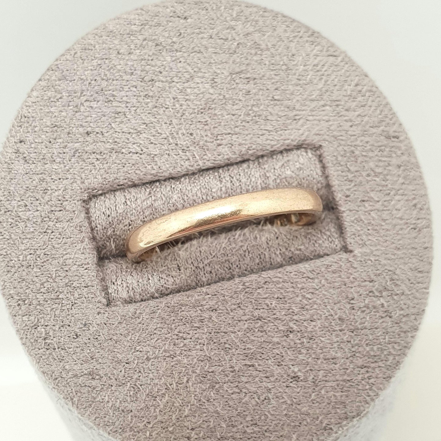 Old Vintage 9ct 9kt Gold Band Ring Wedding 1941 Hallmarked Solid 375 9k Stacking Stacker Yellow Mens Womens Jewelry Jewellery