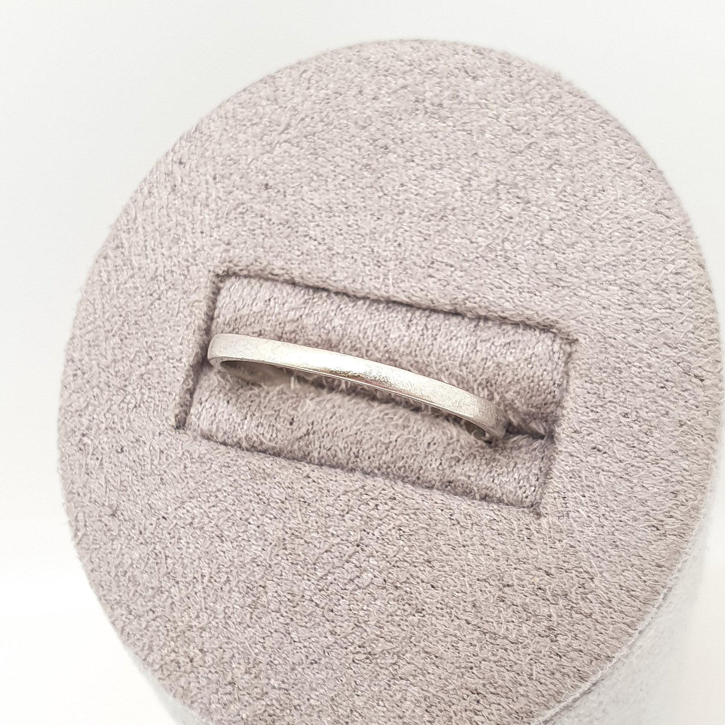 Antique Platinum Band Ring Art Deco Wedding Bands Solid 1920s Genuine Vintage Full Band Mens Womens Jewelry