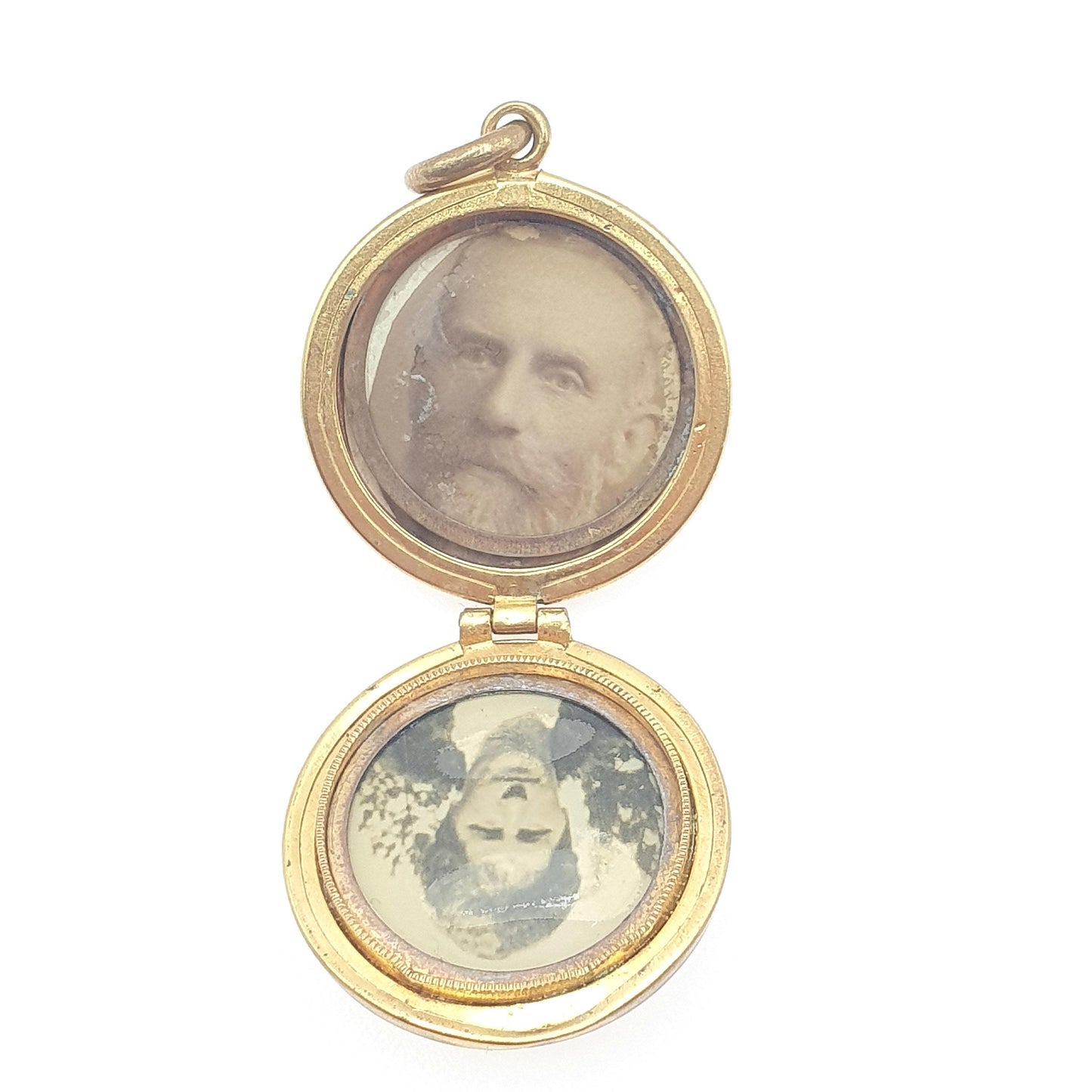 Antique Victorian Gold Gilt Diamond Paste Locket Round Star Centre 1800s Necklace Jewelry Womens Jewellery