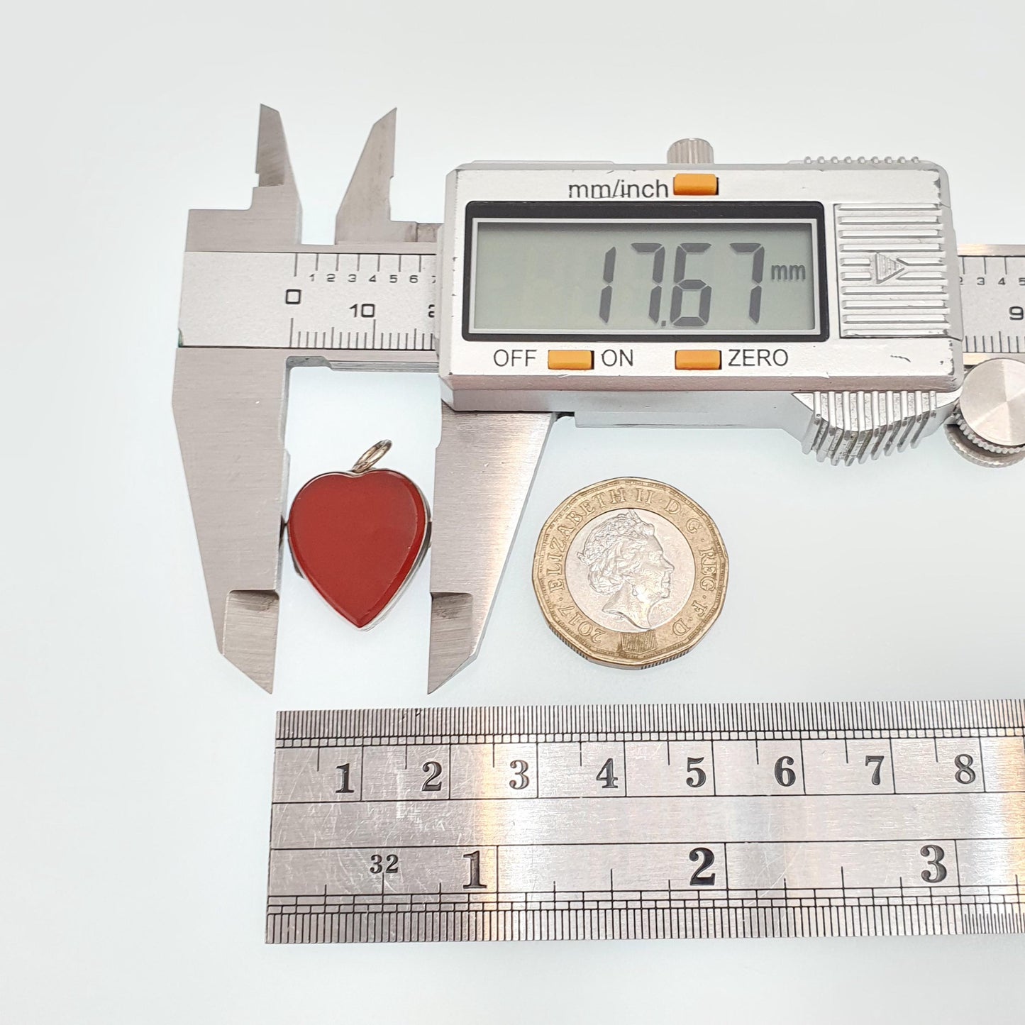 Antique Victorian Solid Silver Agate Locket Heart Pendant Necklace Genuine Gemstone Vintage Jewelry Jewellery