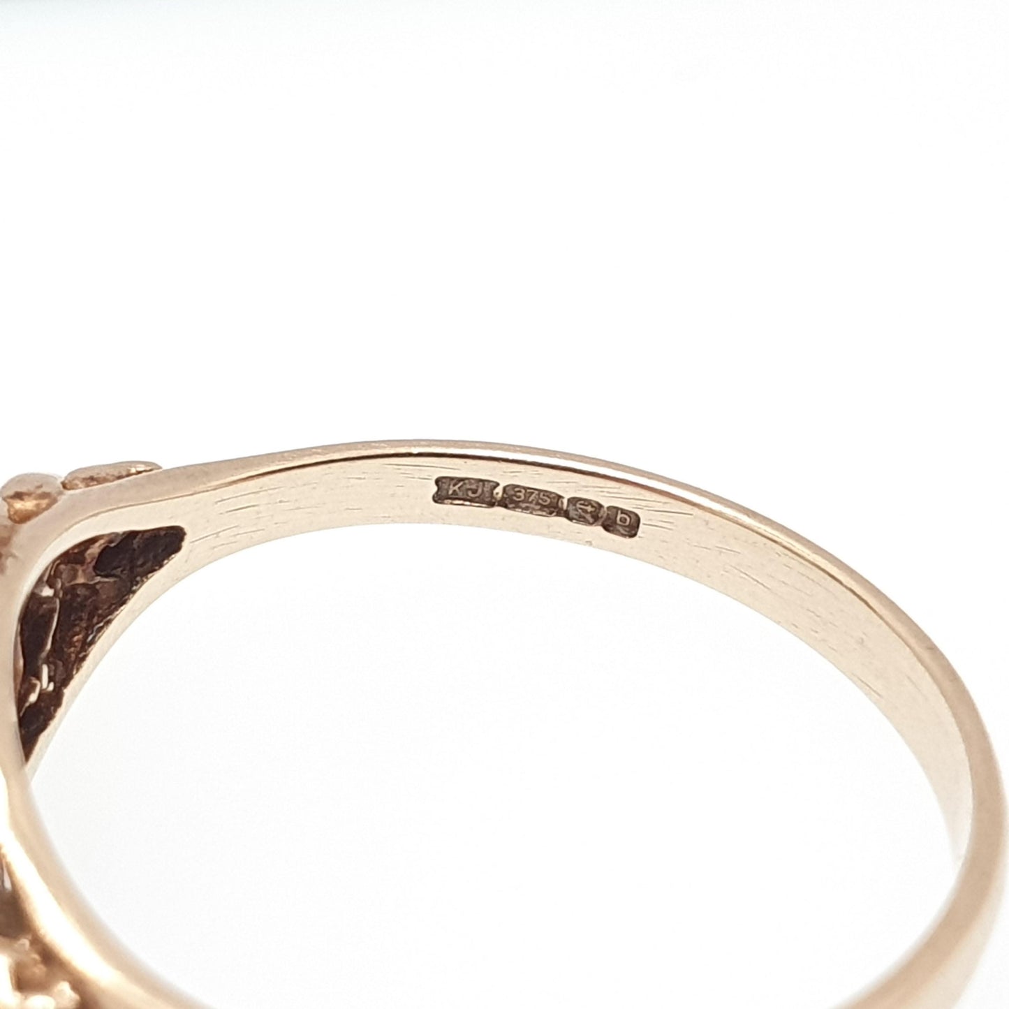 Vintage 9ct 9k Gold Opal Ring White Solitaire Gemstone Solid 9kt Yellow Hallmarked Retro Womens Jewelry Jewellery