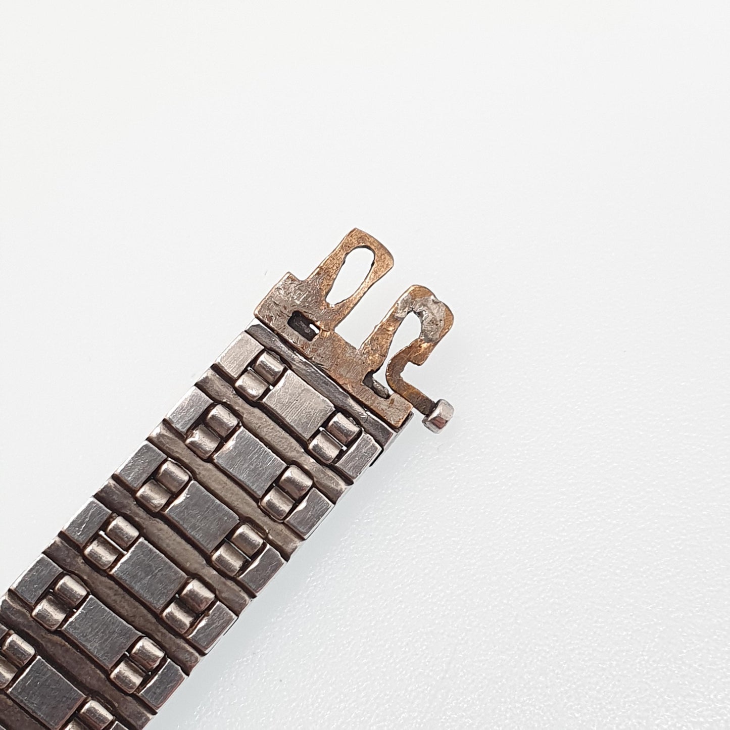 Antique Sterling Silver Diamond Paste Bracelet Art Deco Square Link Genuine 1920s Vintage Sparkly Cocktail Womens Jewelry Jewellery