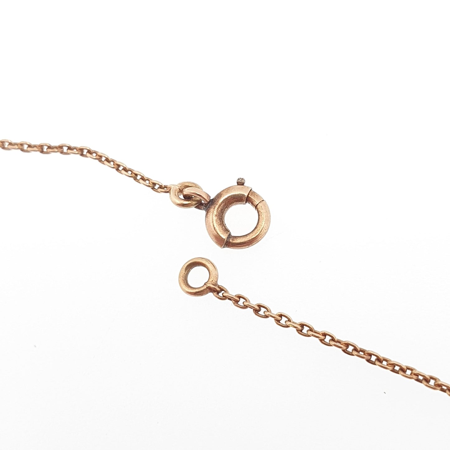 Antique Victorian 14kt Gold Citrine Necklace Art Nouveau Lavalier Solid 14k 585 1800s Jewelry Womens Jewellery