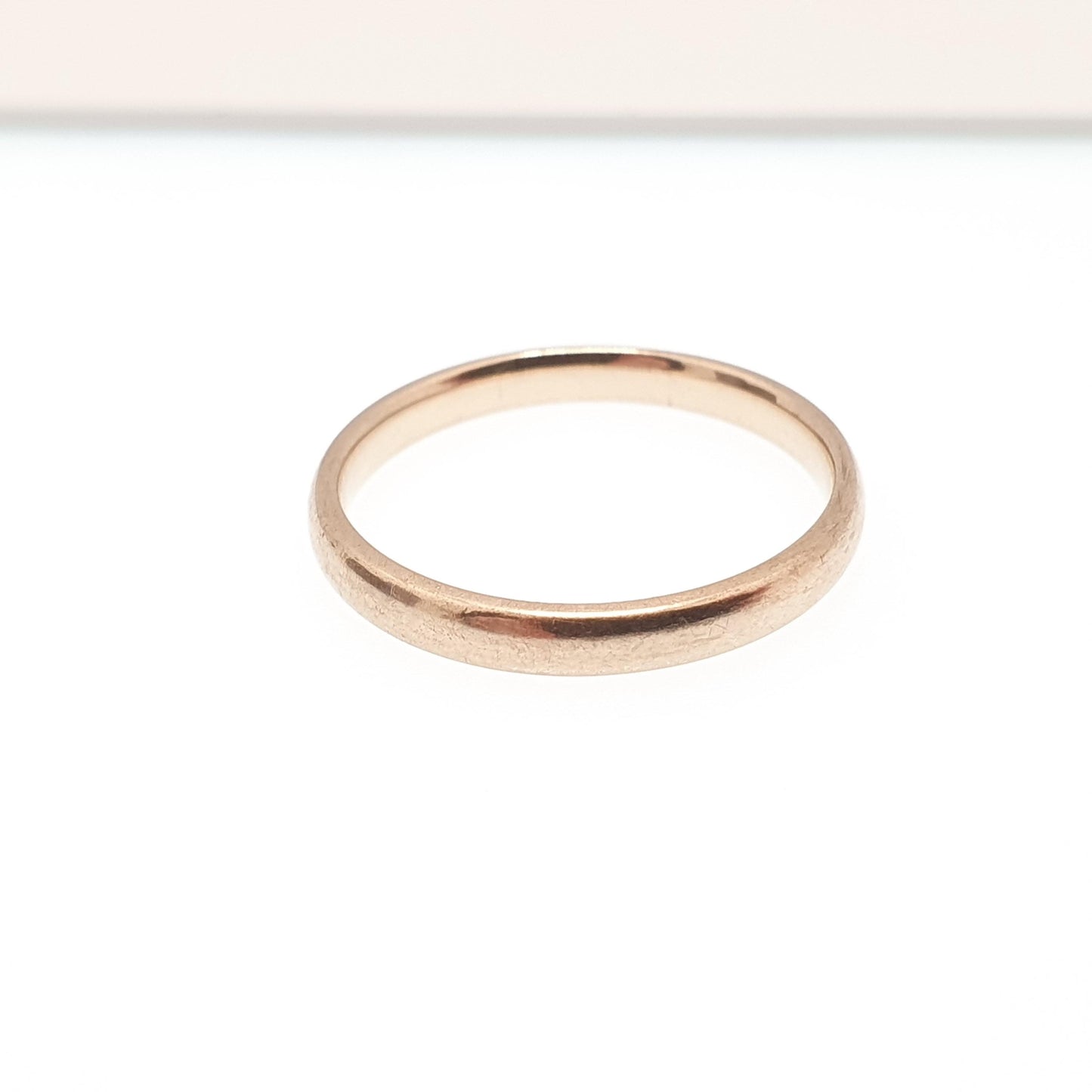 Old Vintage 9ct 9kt Gold Band Ring Wedding 1941 Hallmarked Solid 375 9k Stacking Stacker Yellow Mens Womens Jewelry Jewellery