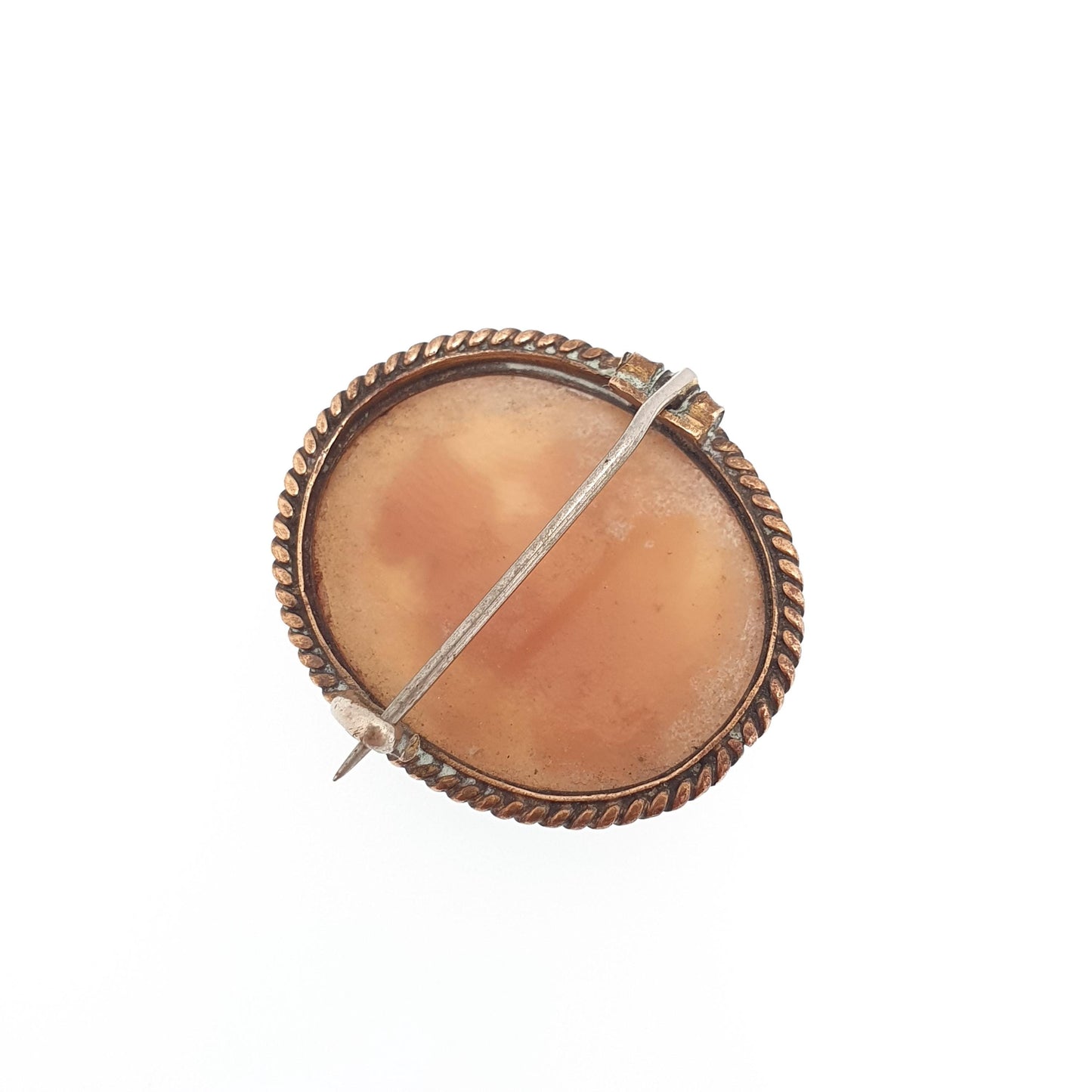 Antique Victorian Cameo Brooch Aphrodite Lady with a Bird Pendant Rolled Gold Filled Hand Carved Shell Vintage Jewelry Jewellery