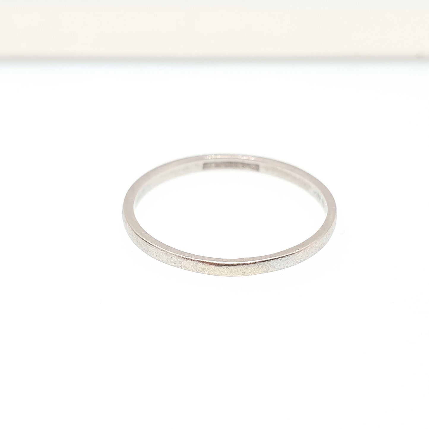 Antique Platinum Band Ring Art Deco Wedding Bands Solid 1920s Genuine Vintage Full Band Mens Womens Jewelry