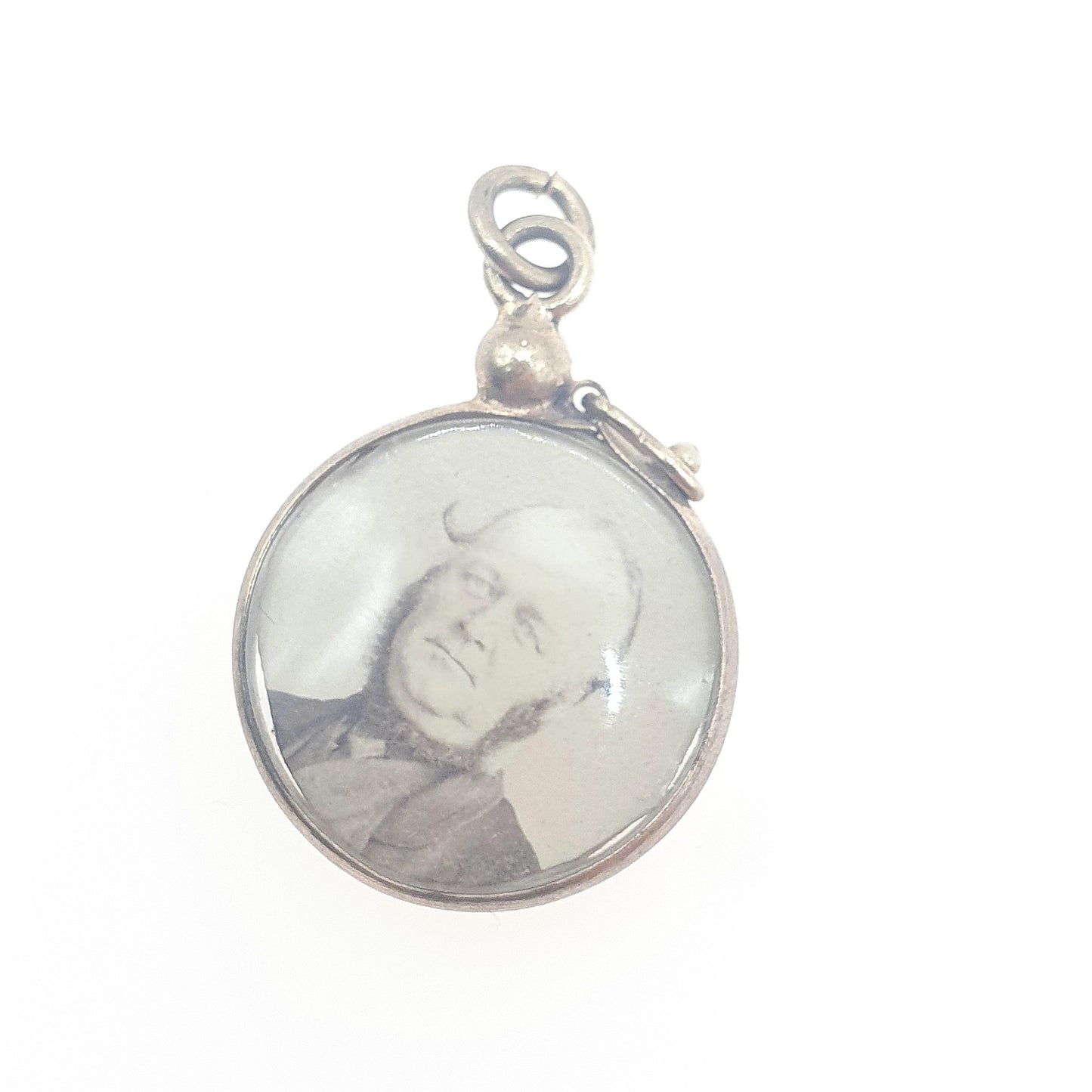 Antique Victorian Gold Gilt Locket Pendant Double Sided Photo Picture Gift Necklace Womens Unisex Jewellery Jewelry