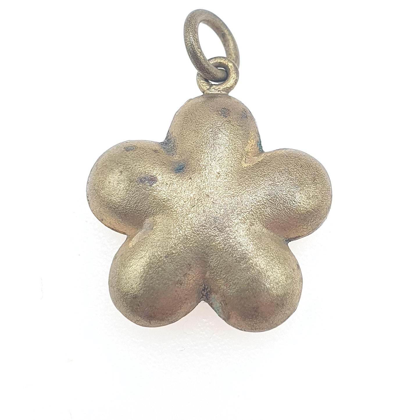 Antique Victorian Micromosaic Pendant Flower Swirl Star Spiral Micro Mosaic Tiles Gold Tone Base Metal Womens Jewelry Jewellery