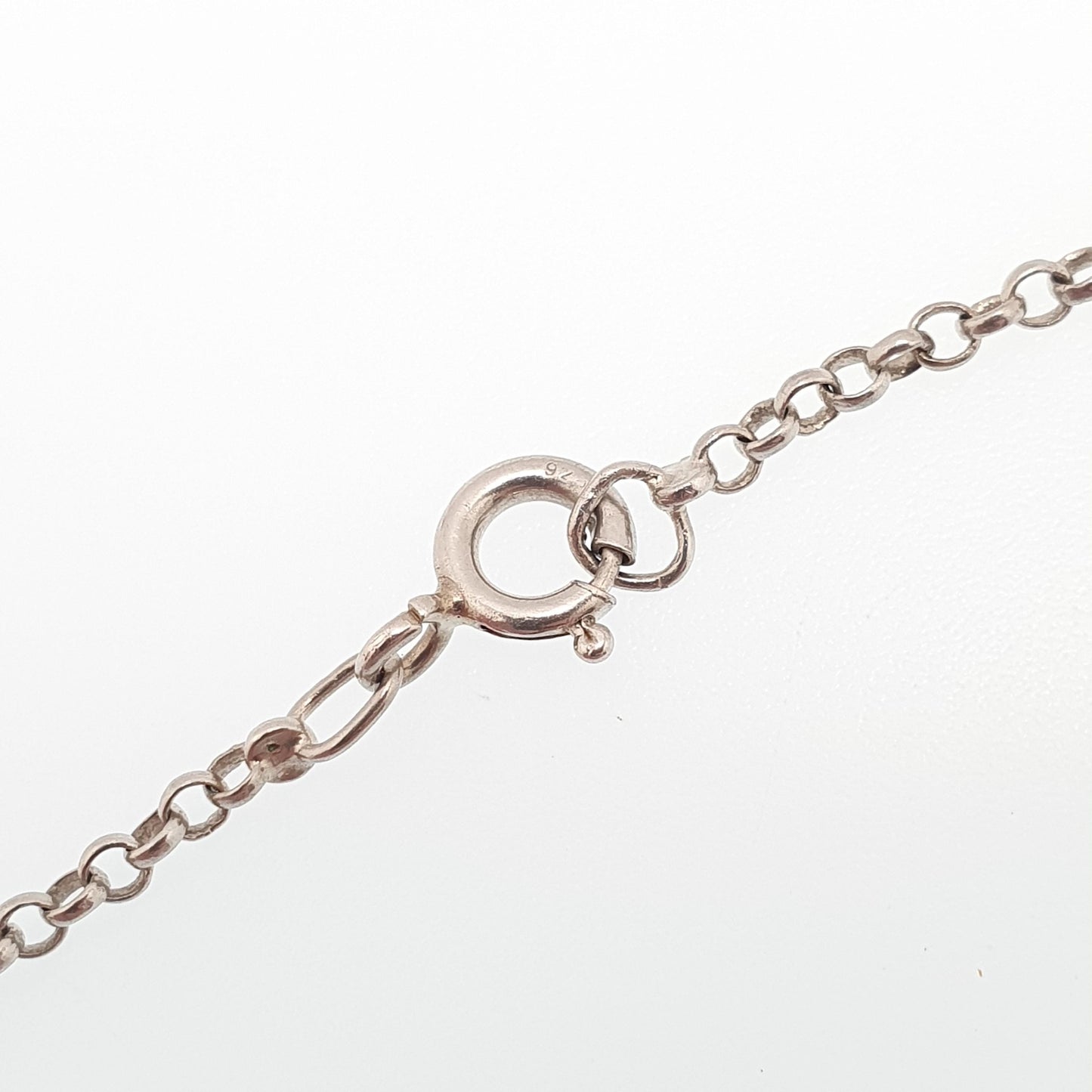 Antique Solid Silver Citrine Pendant Necklace Quartz Gemstone Lavaliere Victorina Art Nouveau Vintage Women Jewelry Jewellery