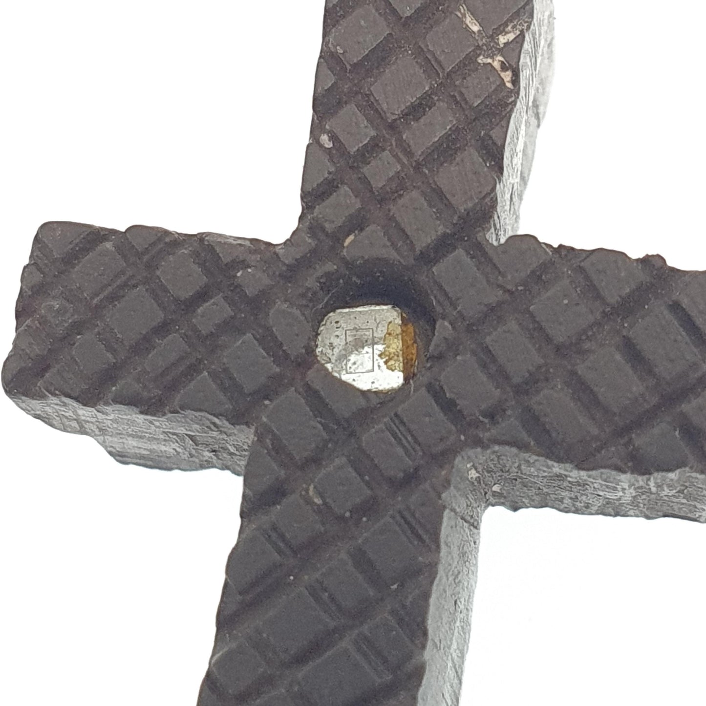 Antique Bog Oak Crucifix Stanhope Pendant Cross Necklace King Edward VII Whitby Jet Imitation Christian Vintage Jewelry Jewellery