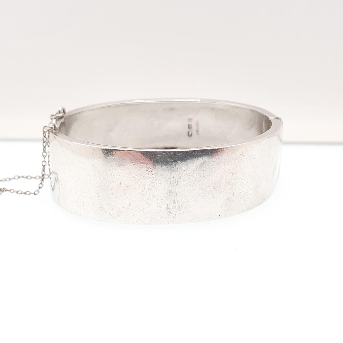 Victorian Sterling Silver Antique Snap Bangle Anchor Bracelet Hope 20.97g 1894 Hallmark Sailing Boat Vintage Jewelry Jewellery