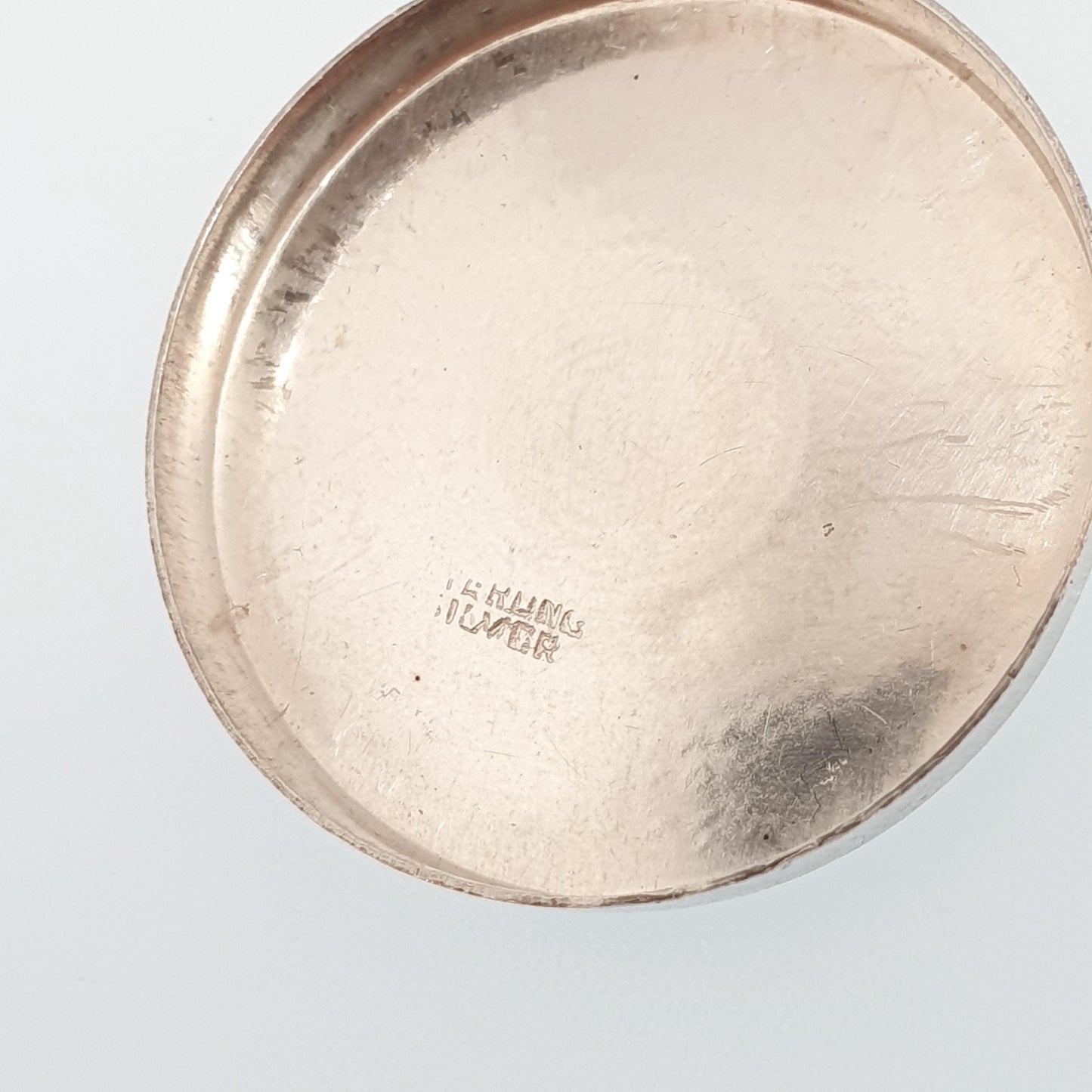 Antique Sterling Silver Locket Art Deco Geometric Pattern Round Circle Necklace Pendant 1920s Picture Photo Jewelry Vintage Jewellery