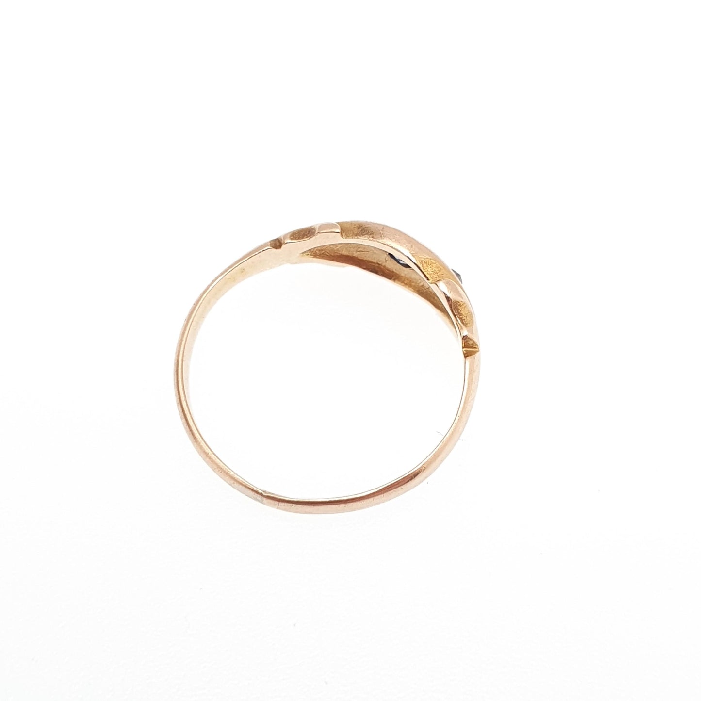 Antique 15ct Gold Sapphire Ring Diamond Victorian Solid 625 15 Carat Fine Estate Womens Vintage Jewelry Jewellery