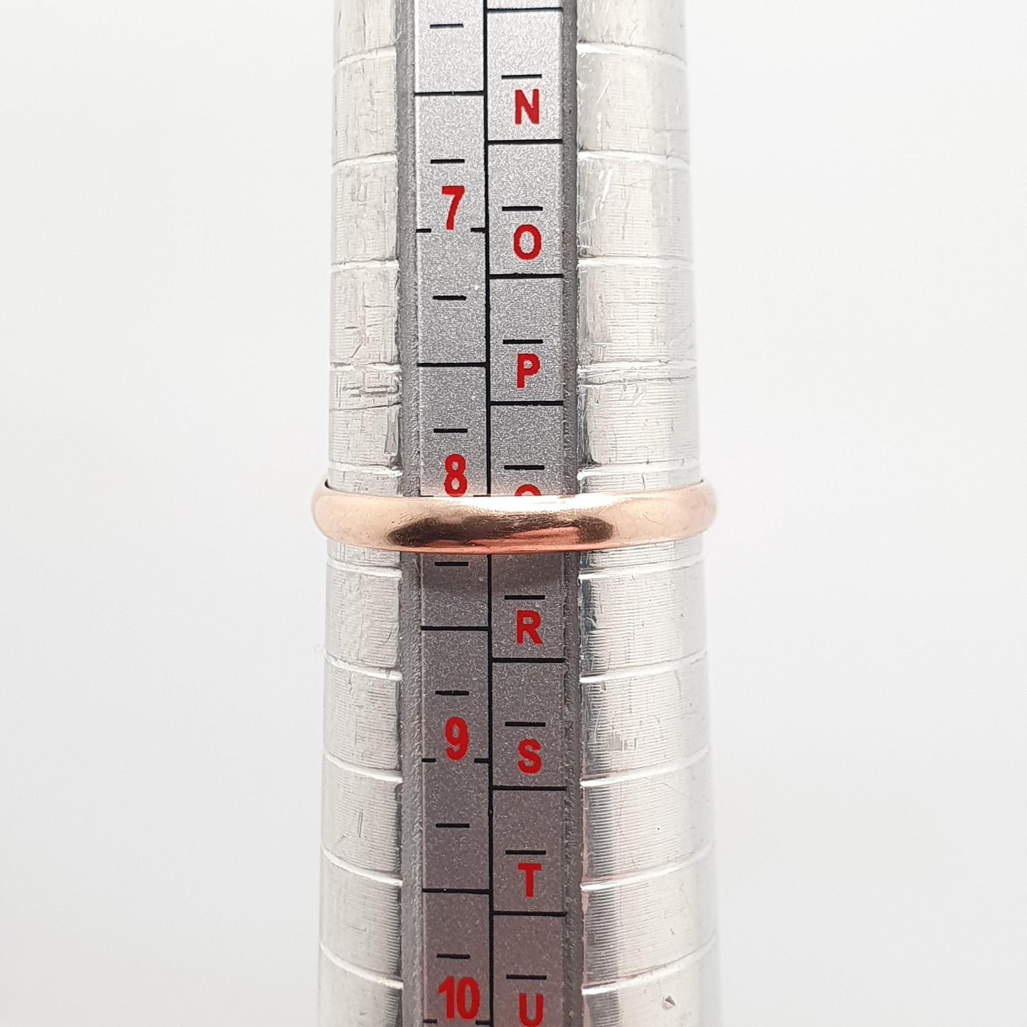 Antique 9ct Gold Sapphire & Diamond Ring 1918 Hallmark Rose Gold Solid 375 9k 9kt Vintage Jewelry Jewellery