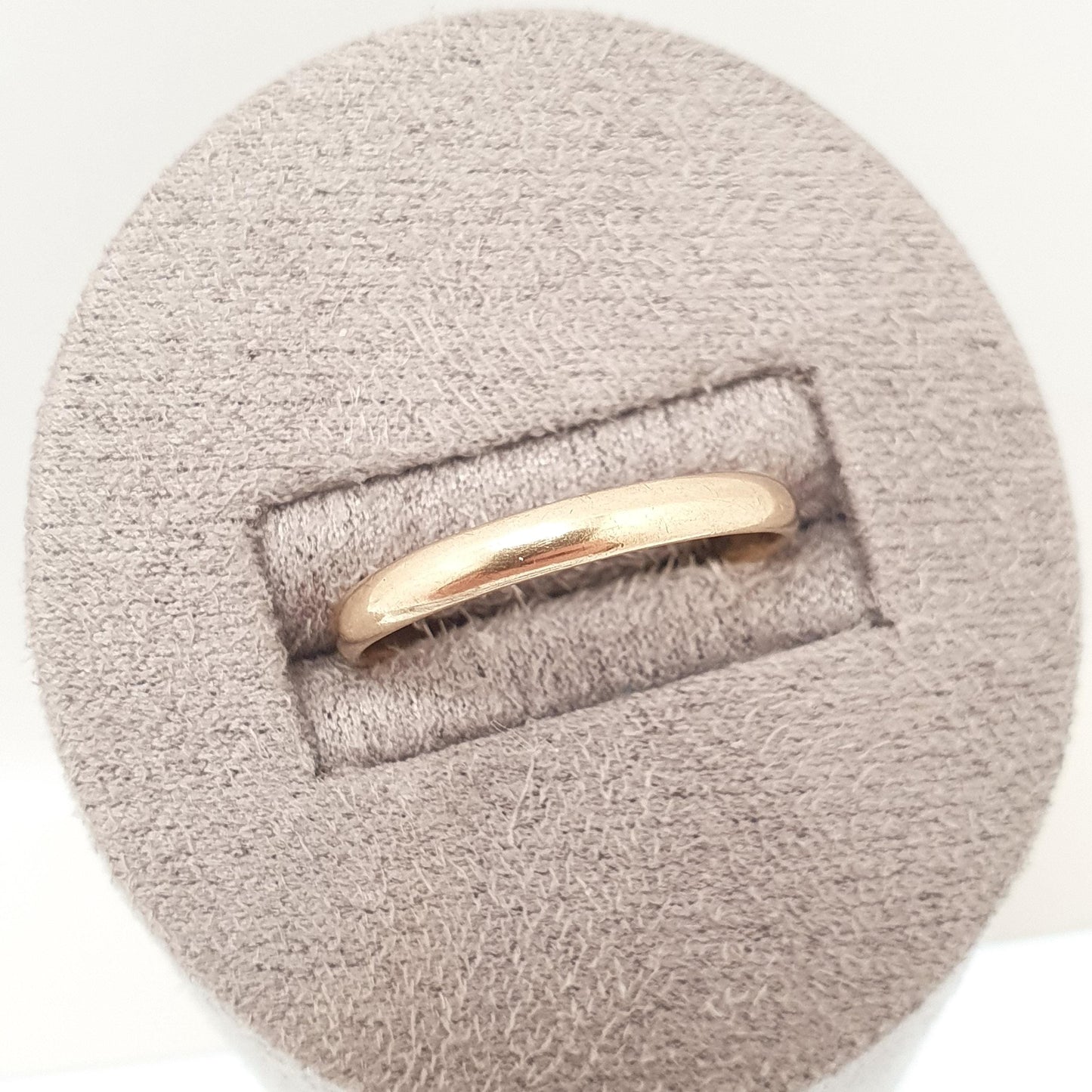 Old Vintage 9ct 9kt Gold Band Ring Wedding 1947 Hallmarked Solid 375 9k Stacking Stacker Yellow Mens Womens Jewelry Jewellery
