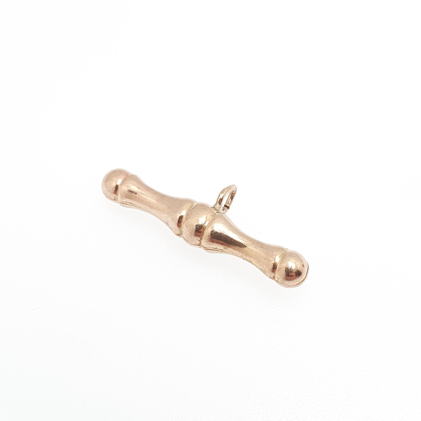 Vintage 9ct Gold T Bar Pendant Fob Necklace Solid 375 9k 9 Carat Albert Chain Jewelry Jewellery Yellow Womens
