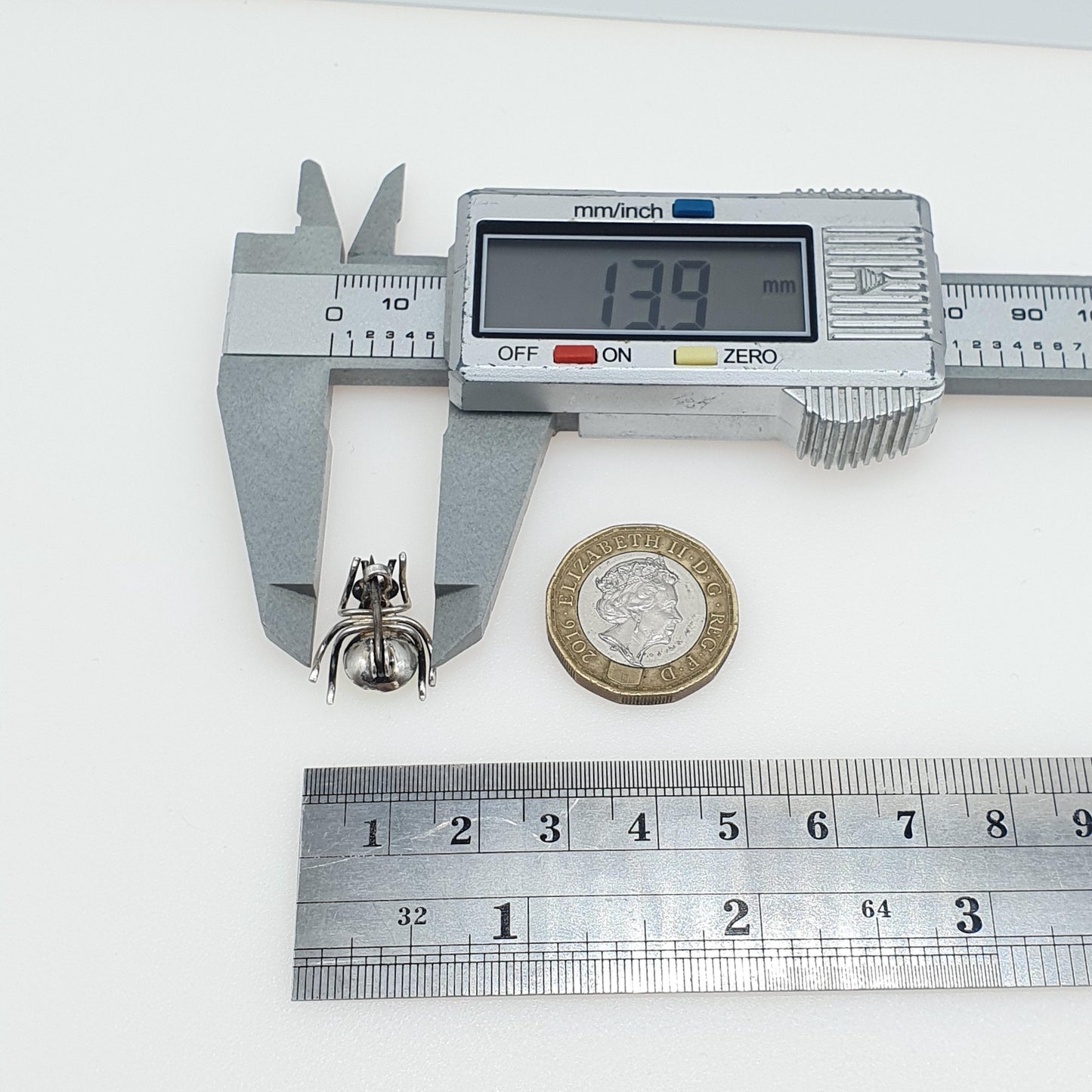 Antique Victorian Solid Silver Spider Brooch Green Paste Tiny Spiders Spiderweb Insect Bug Womens Vintage Jewelry Jewellery