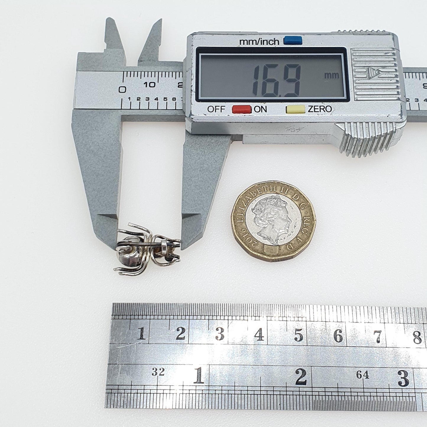 Antique Victorian Solid Silver Spider Brooch Green Paste Tiny Spiders Spiderweb Insect Bug Womens Vintage Jewelry Jewellery