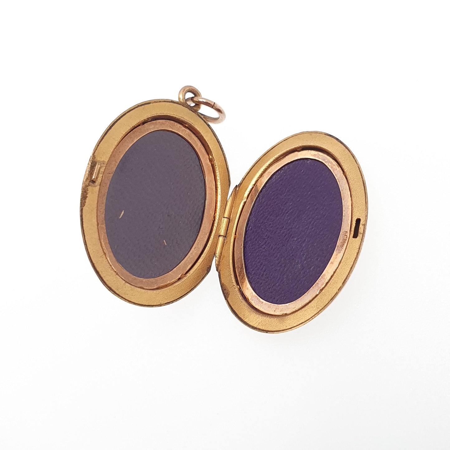 Antique Rolled Gold Cross Locket Diamond Paste Crucifix Gold Filled Sparkly Oval Rare Photo Womens Vintage Jewelry Jewellery