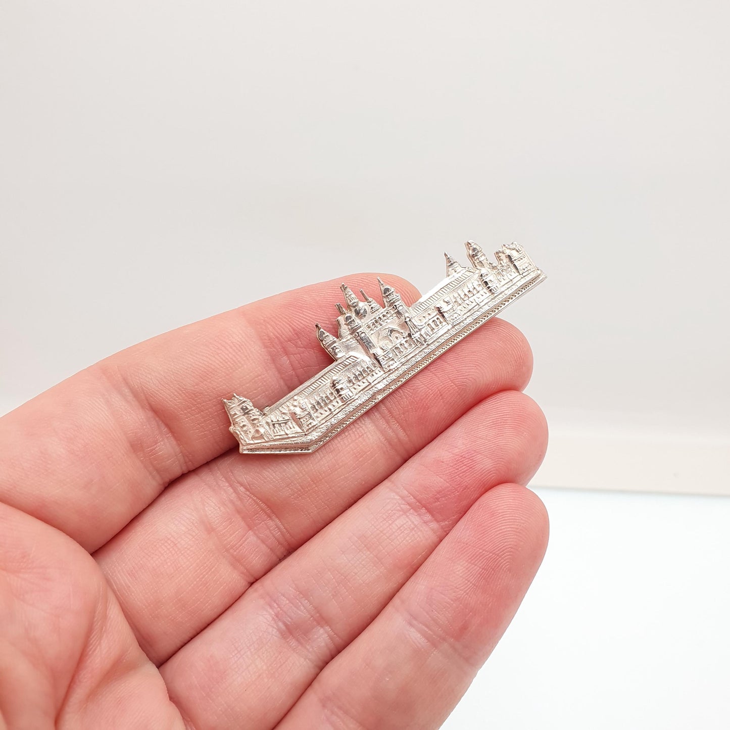 Antique Sterling Silver KELVINGROVE Brooch Pin Glasgow International Exhibition 1901 Hallmark Scottish Scotland Jewelry Jewellery