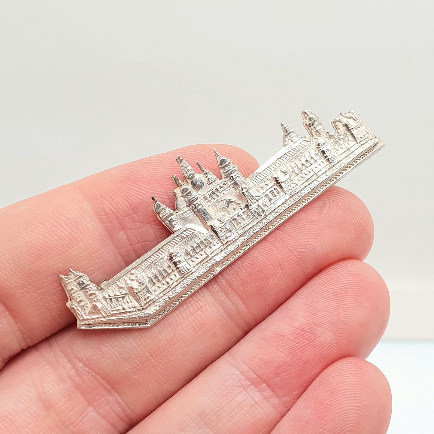 Antique Sterling Silver KELVINGROVE Brooch Pin Glasgow International Exhibition 1901 Hallmark Scottish Scotland Jewelry Jewellery