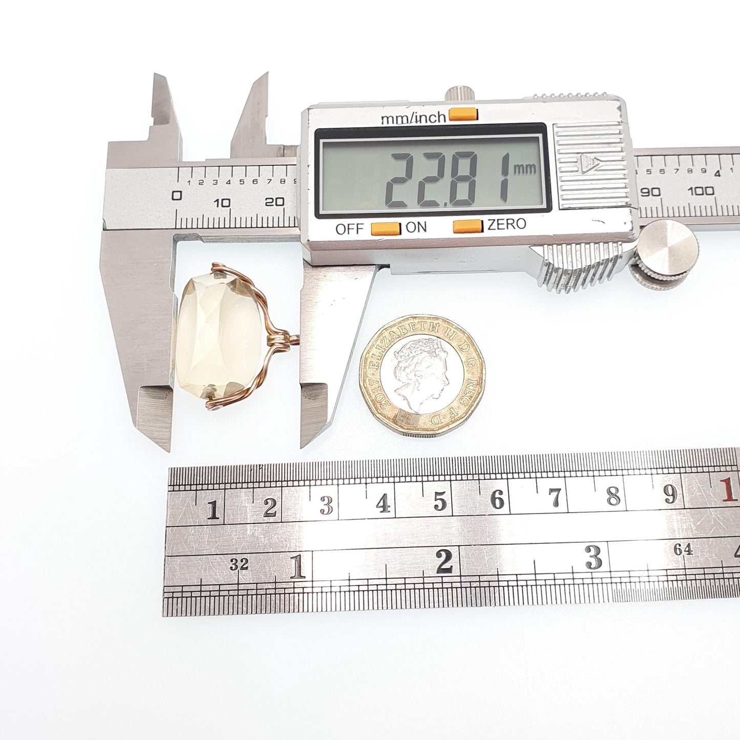 Antique 9ct 9k Gold Citrine Spinner Fob Pendant Necklace Genuine Gemstone Albert 1911 Hallmark Solid 9kt Vintage Jewellery Jewelry