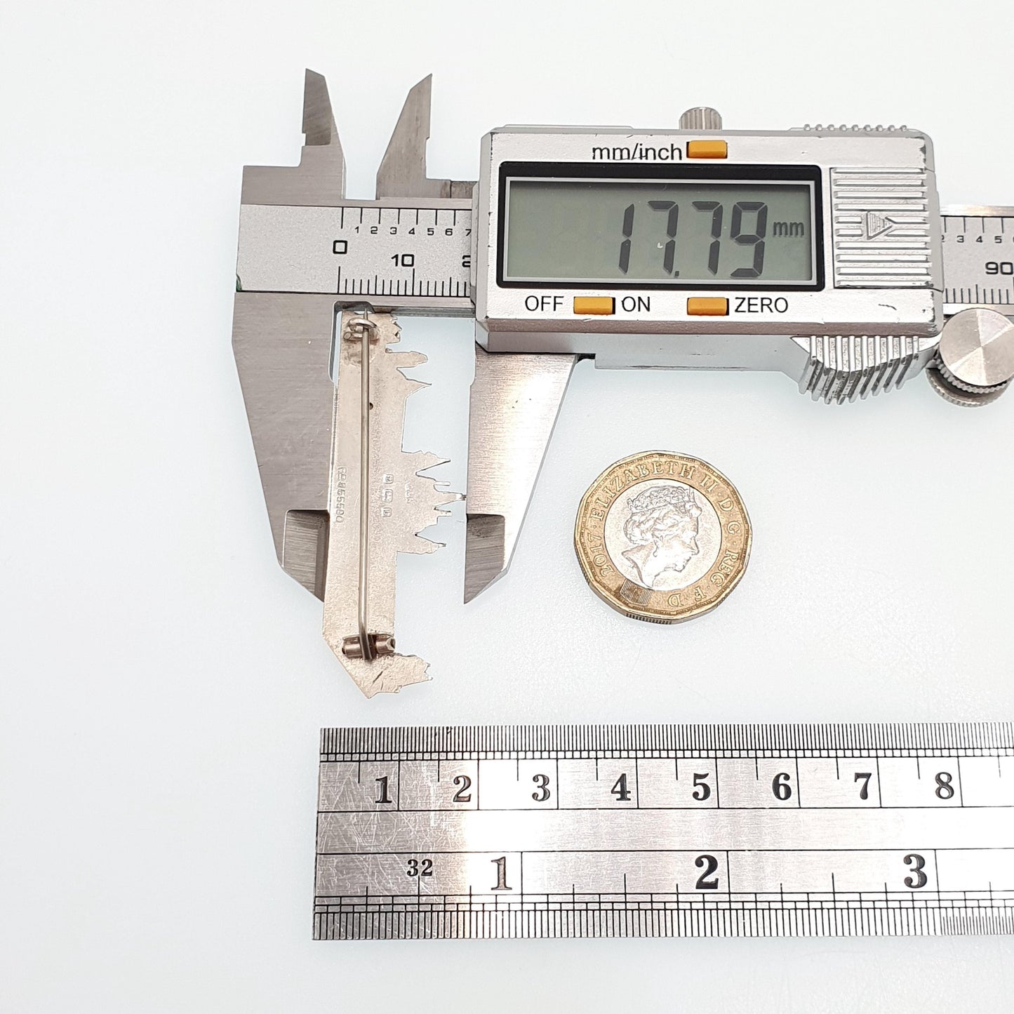 Antique Sterling Silver KELVINGROVE Brooch Pin Glasgow International Exhibition 1901 Hallmark Scottish Scotland Jewelry Jewellery