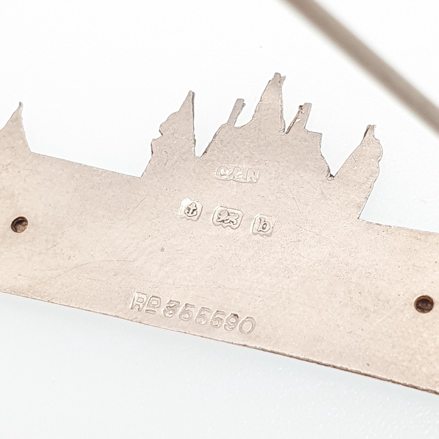 Antique Sterling Silver KELVINGROVE Brooch Pin Glasgow International Exhibition 1901 Hallmark Scottish Scotland Jewelry Jewellery