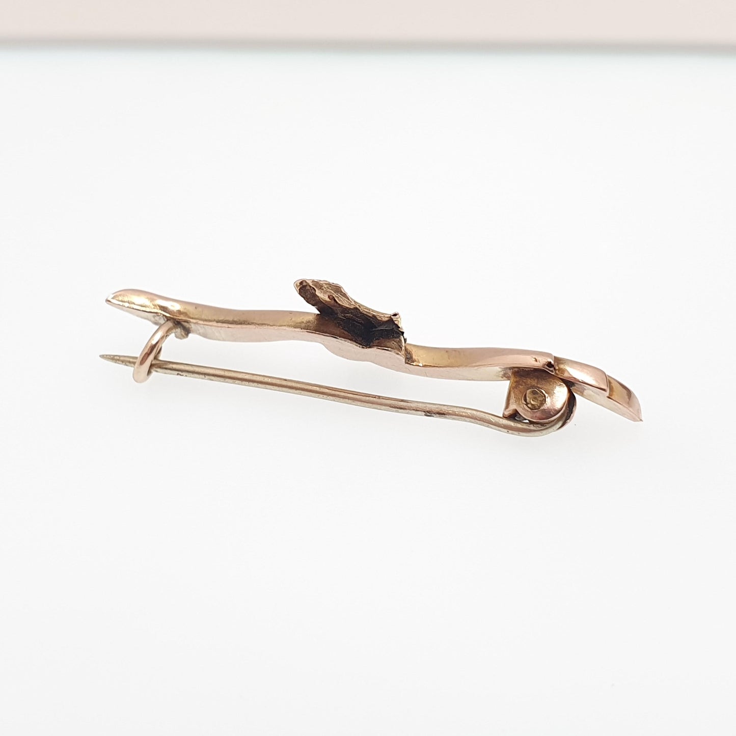 Antique 9ct Gold Harp Brooch Victorian Solid 375 9k 9kt Harmony Balance Vintage Jewelry Womens Jewellery