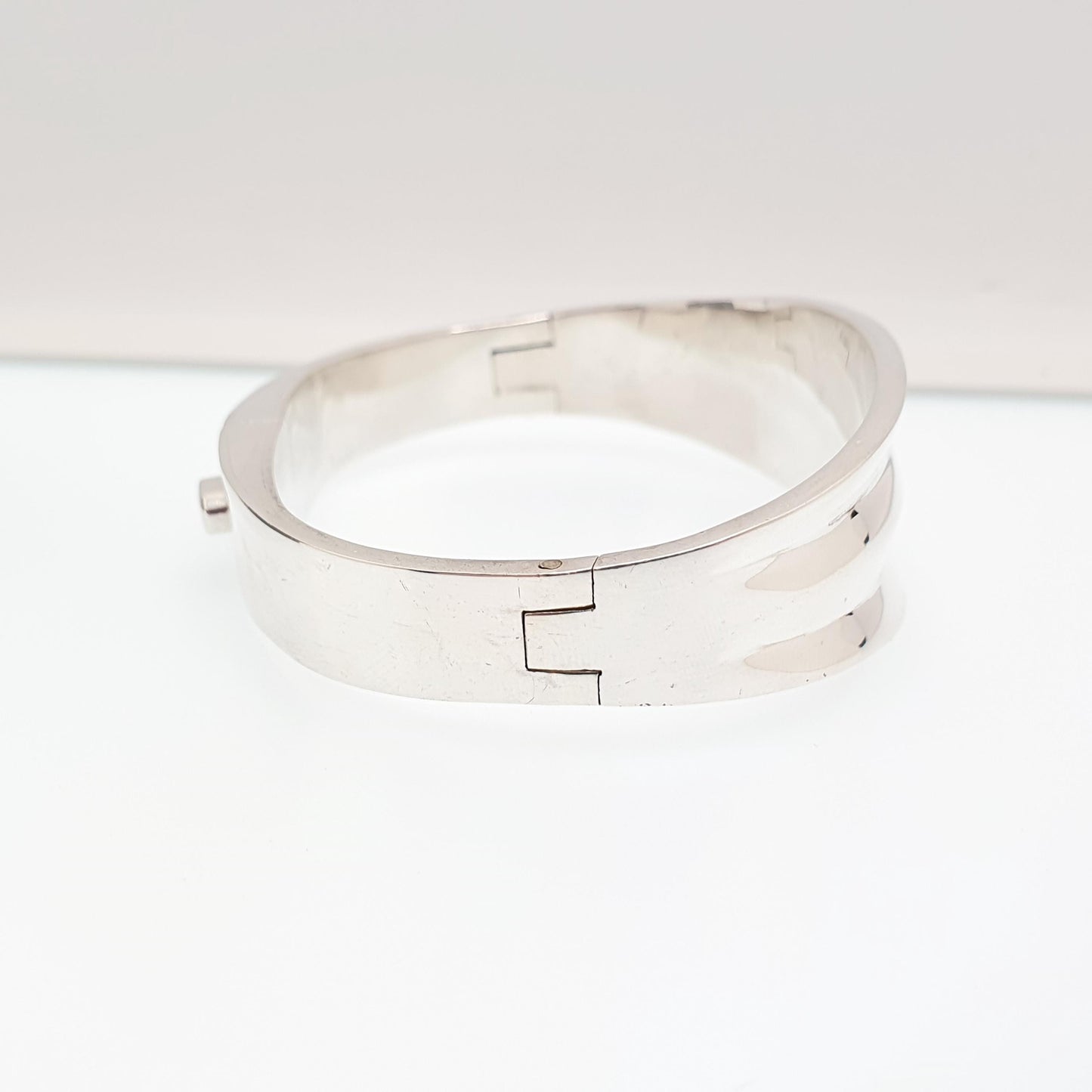 Vintage Sterling Silver EXIGN Bangle Swedish Bracelet Solid 925 Sweden 2000 Hallmark 55.77g Scandinavian Modernist Womens Jewelry Jewellery