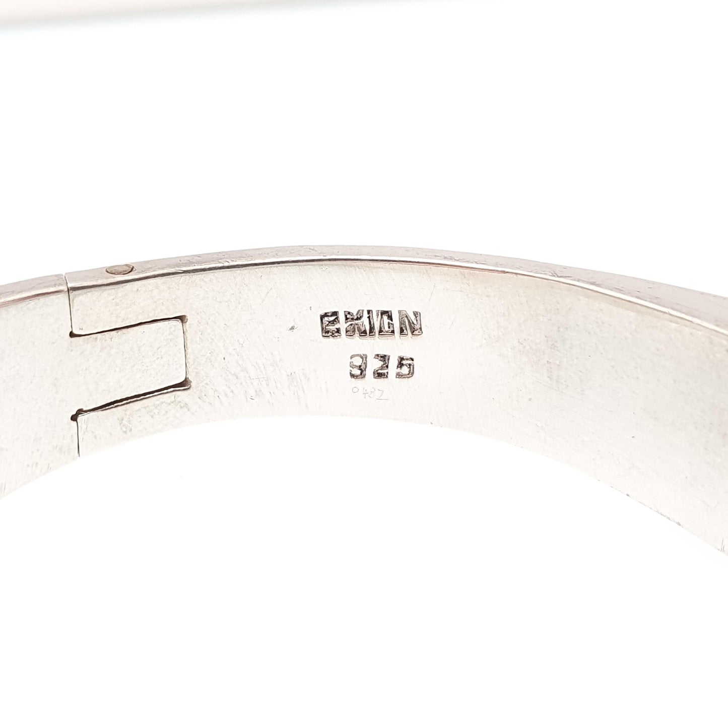 Vintage Sterling Silver EXIGN Bangle Swedish Bracelet Solid 925 Sweden 2000 Hallmark 55.77g Scandinavian Modernist Womens Jewelry Jewellery