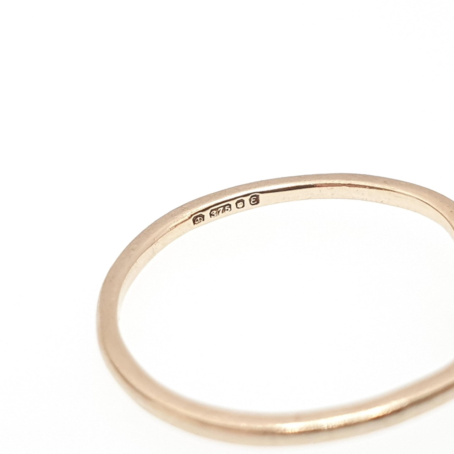 Vintage 9ct Gold Opal Ring Angled White Solitaire Gemstone Oval Cut Solid 9k Hallmarked Jewelry Jewellery