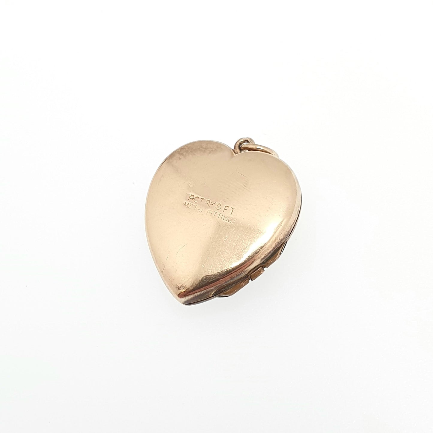 Antique 9ct 9k Gold Cameo Heart Locket Back & Front Hand Carved Shell Engraved Vintage Necklace Photo Pendant Jewelry Jewellery