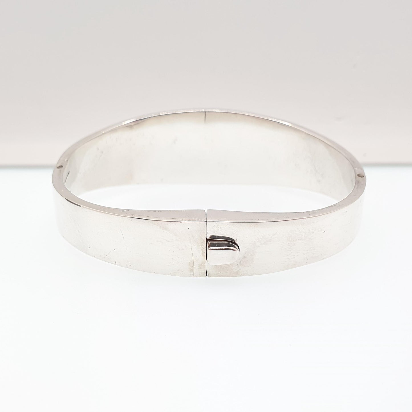 Vintage Sterling Silver EXIGN Bangle Swedish Bracelet Solid 925 Sweden 2000 Hallmark 55.77g Scandinavian Modernist Womens Jewelry Jewellery