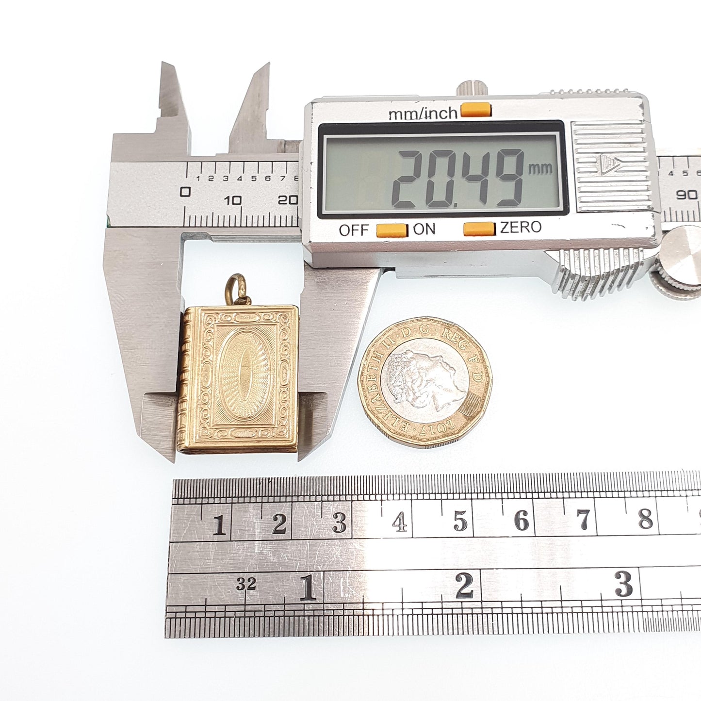 Antique Rolled Gold Book Locket Pendant Victorian Triple Picture Three Photo Gold Filled Vintage Necklace Jewelry Womens Jewellery