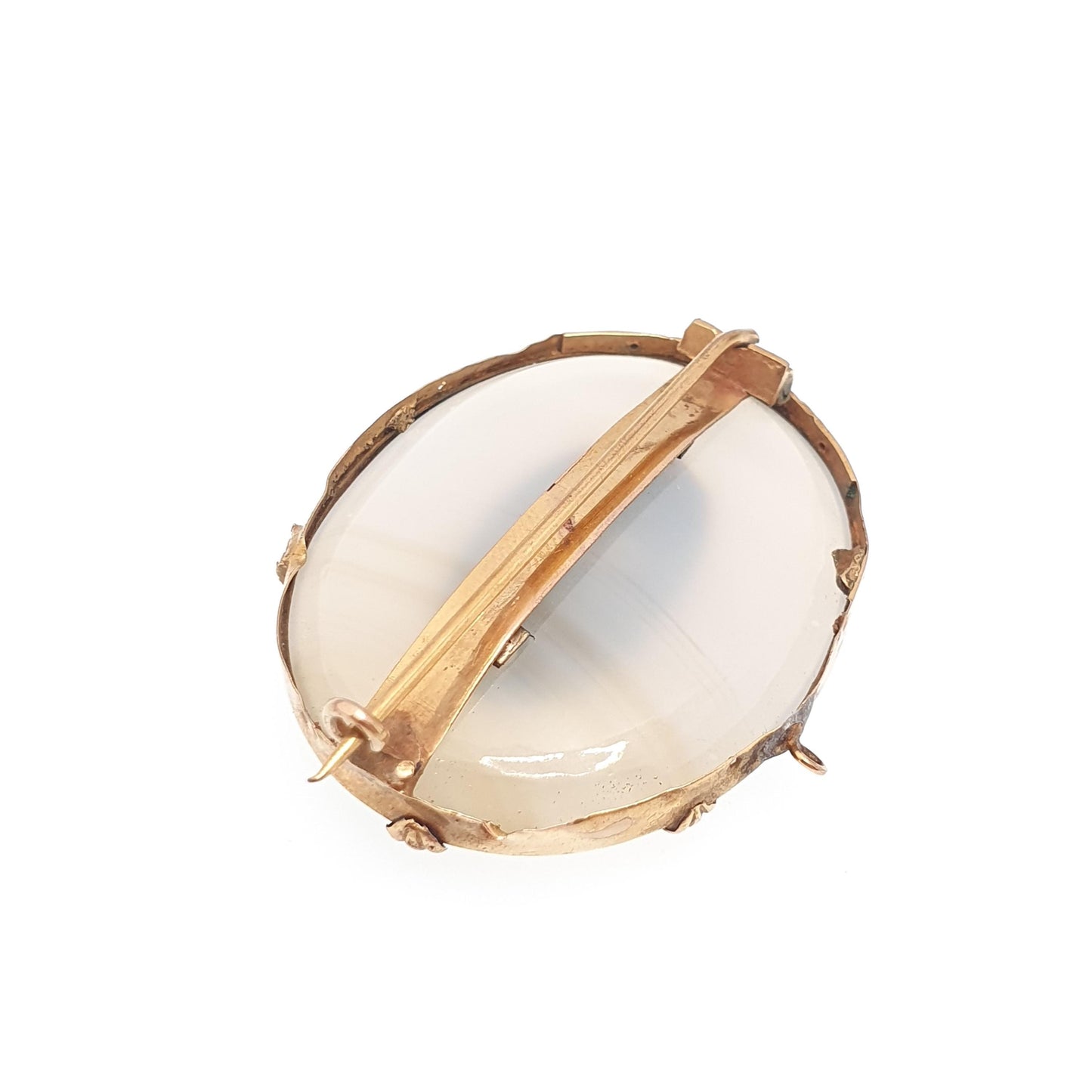 Antique Victorian Rolled Gold Turquoise Brooch White Chalcedony Mourning Locket Vintage Natural Jewelry Jewellery
