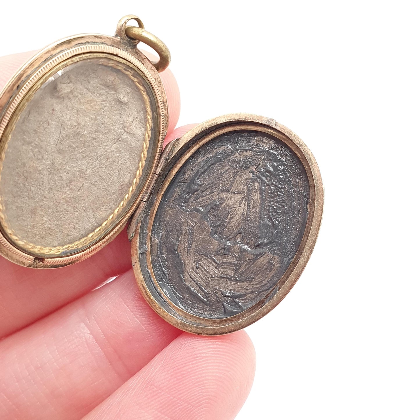 Antique 9ct Gold Coral & Seed Pearl Locket Back and Front Sky Blue Enamel Victorian Necklace Pendant 9k 9kt