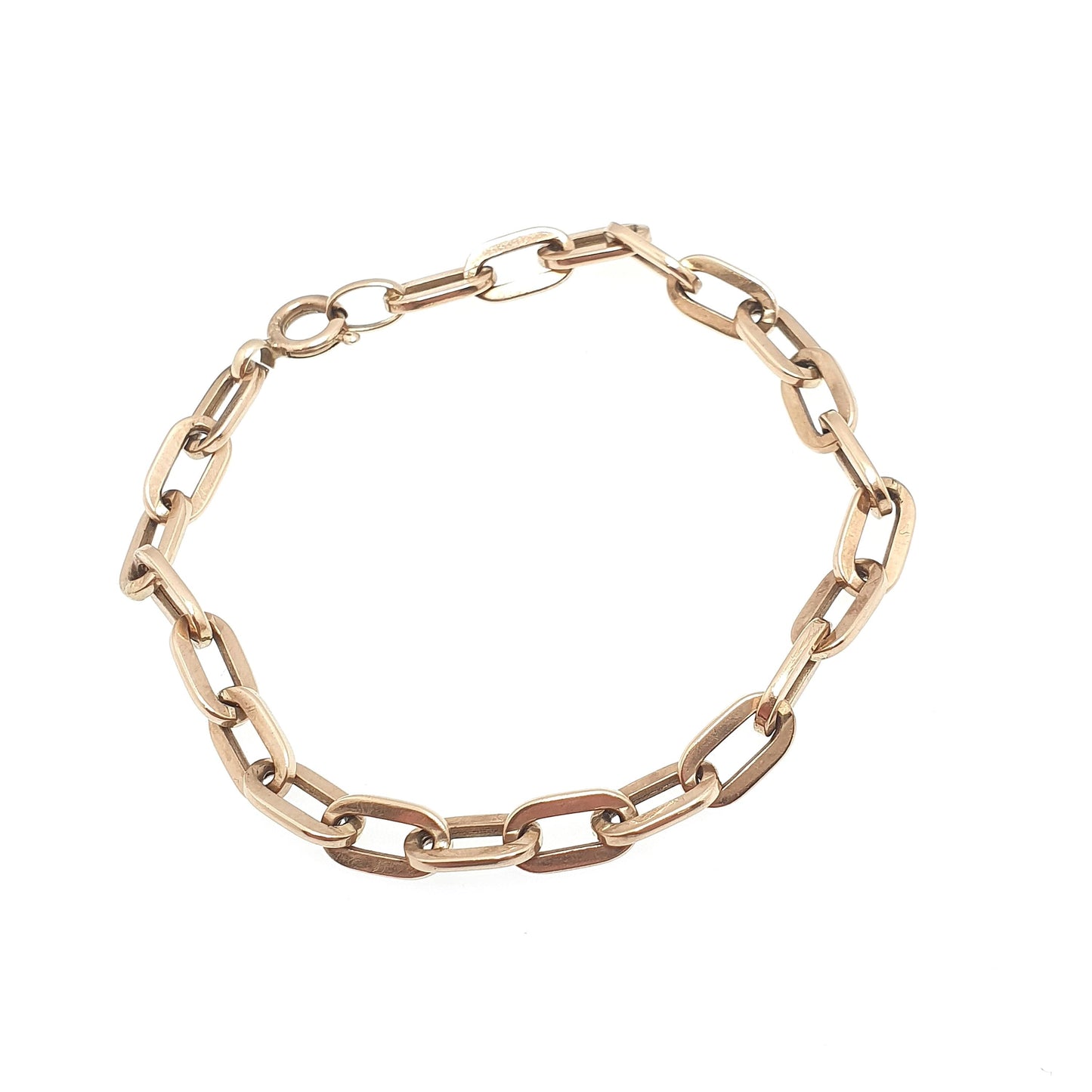 Antique 8ct Gold Anchor Link Bracelet Solid 333 German Friedrich Binder FBM 19cm 6.77g Vintage Mens Womens