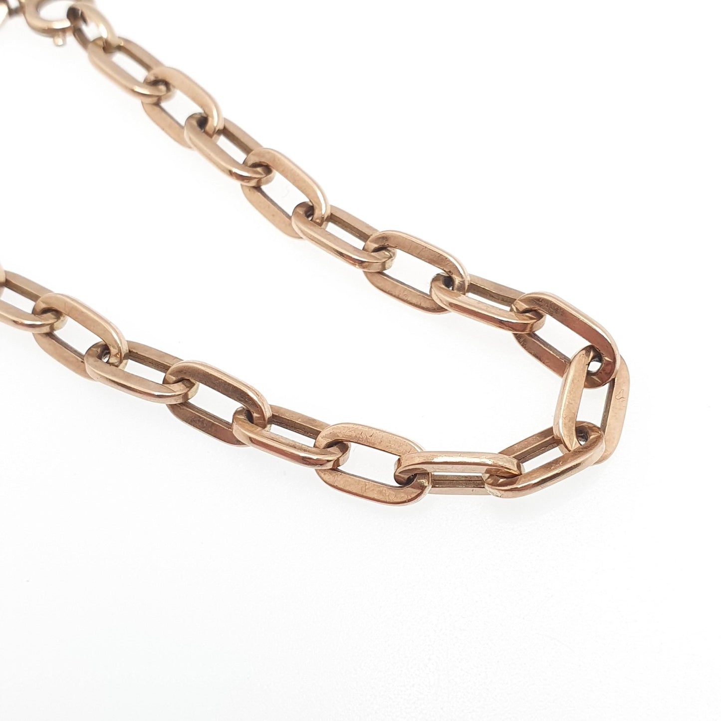 Antique 8ct Gold Anchor Link Bracelet Solid 333 German Friedrich Binder FBM 19cm 6.77g Vintage Mens Womens