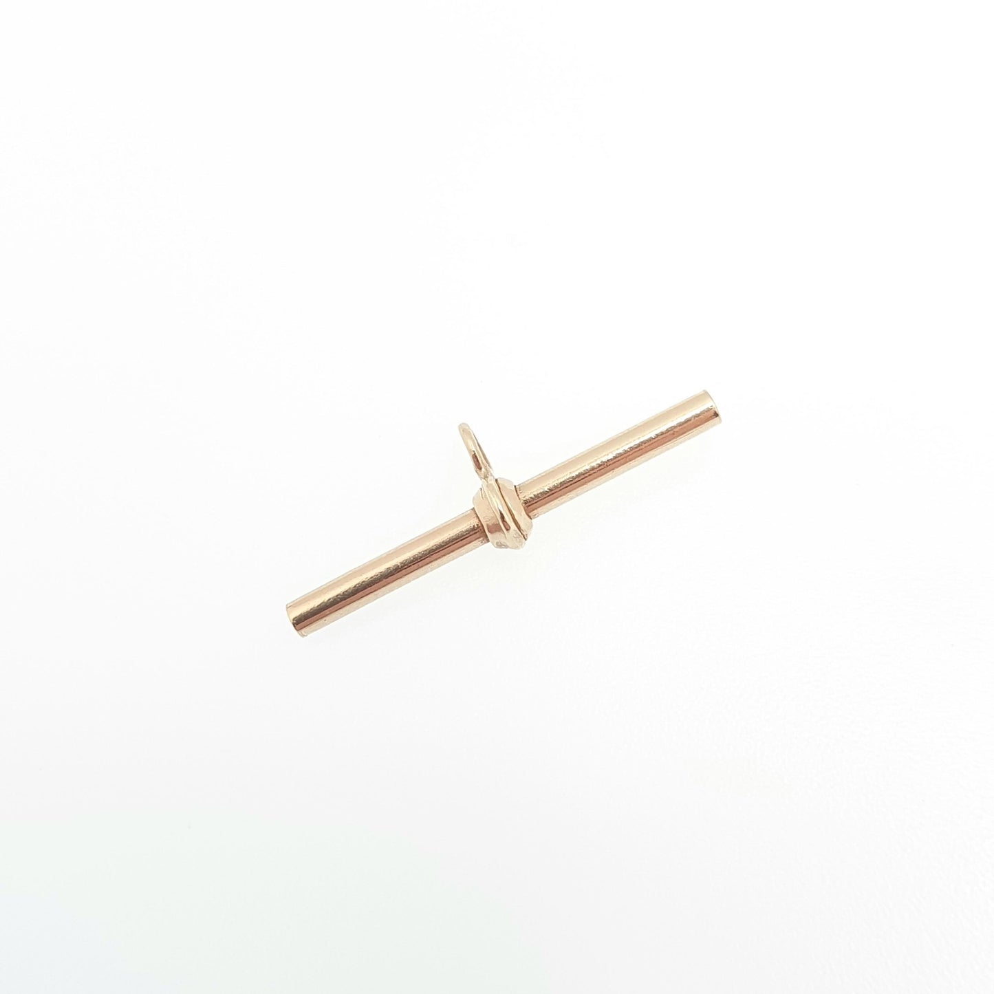 Vintage 9ct Gold T Bar Pendant Fob Necklace Solid 375 9k 9 Carat Albert Chain Jewelry
