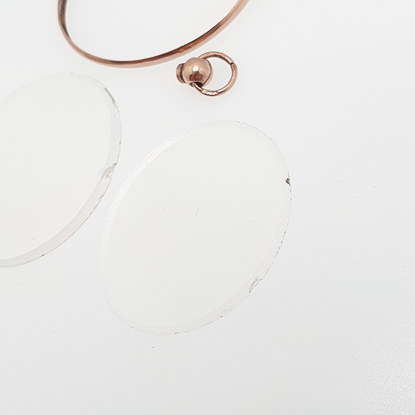 Antique 9ct Rose Gold Locket Pendant Necklace Solid 375 9k 9kt Oval 1906 Hallmarked Double Sided Vintage