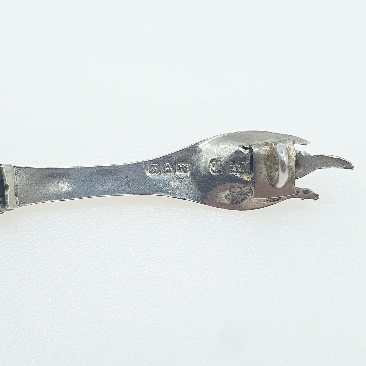 Antique Sterling Silver Grouse Foot Brooch Lucky Bird Claw Hunting Scottish Highlands Jewelry Jewellery Animal Unisex