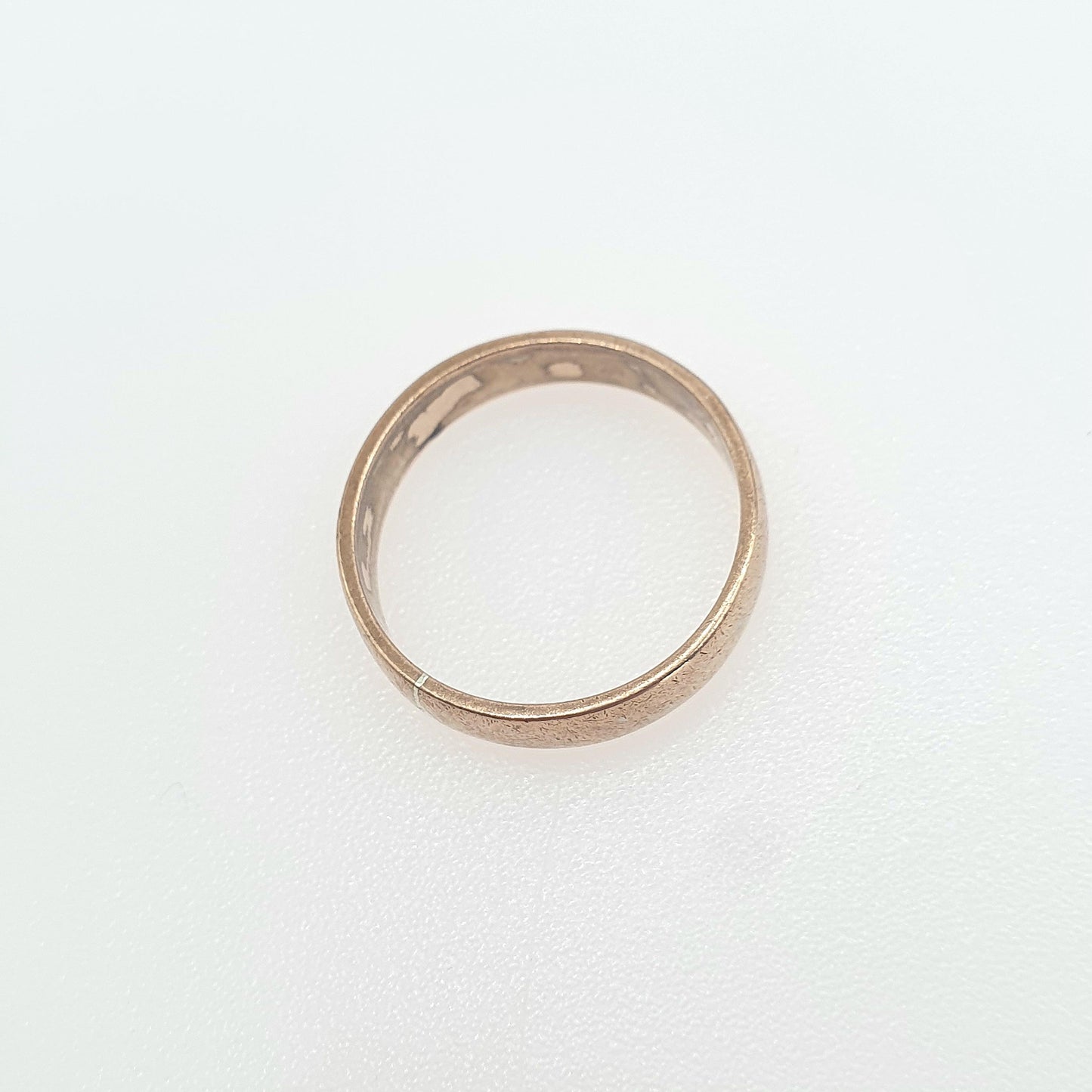 Antique Rolled Gold Band Ring Stacker Stacking Gold Filled Wedding Vintage Mens Womens Jewelry Jewellery UK O US 7