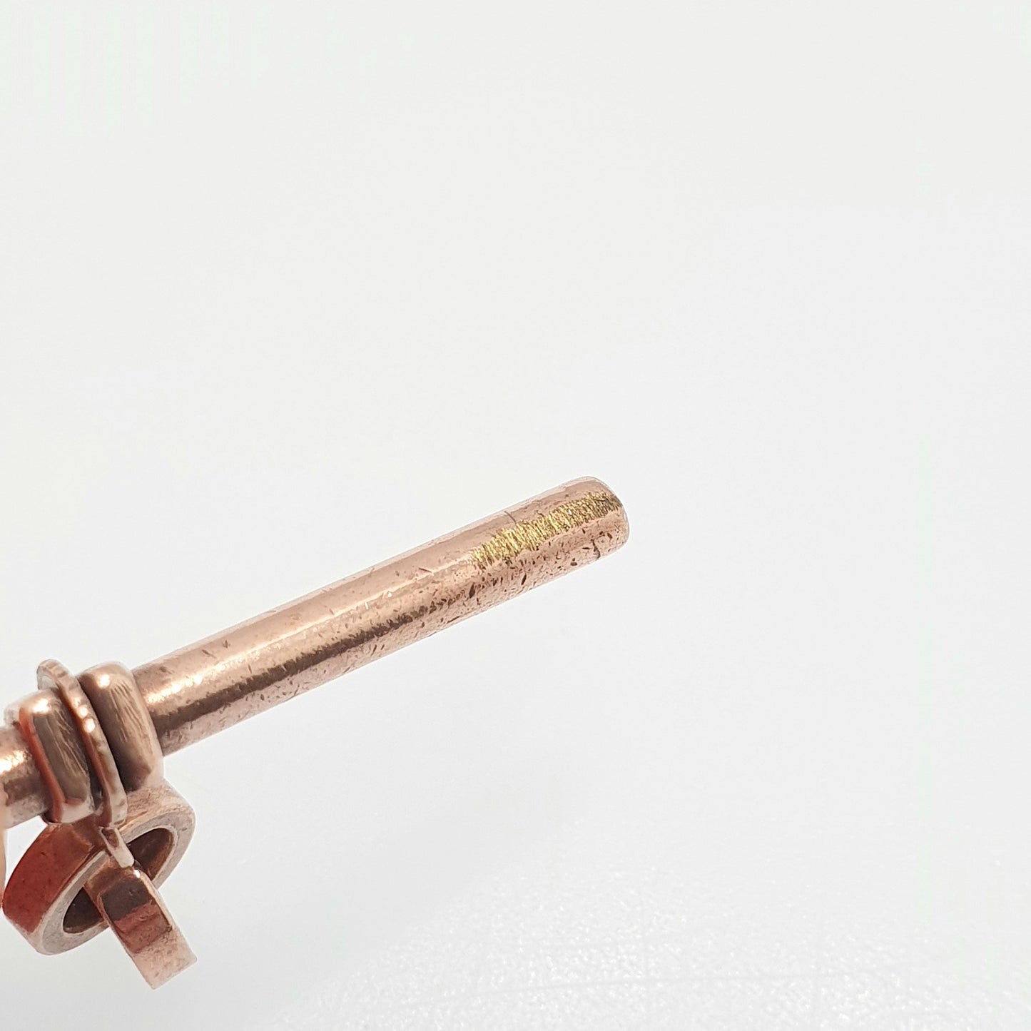 Antique Rose Rolled Gold T Bar Pendant Albert Chain Pocket Watch Gold Filled Charm Vintage Mens Womens Jewelry Jewellery