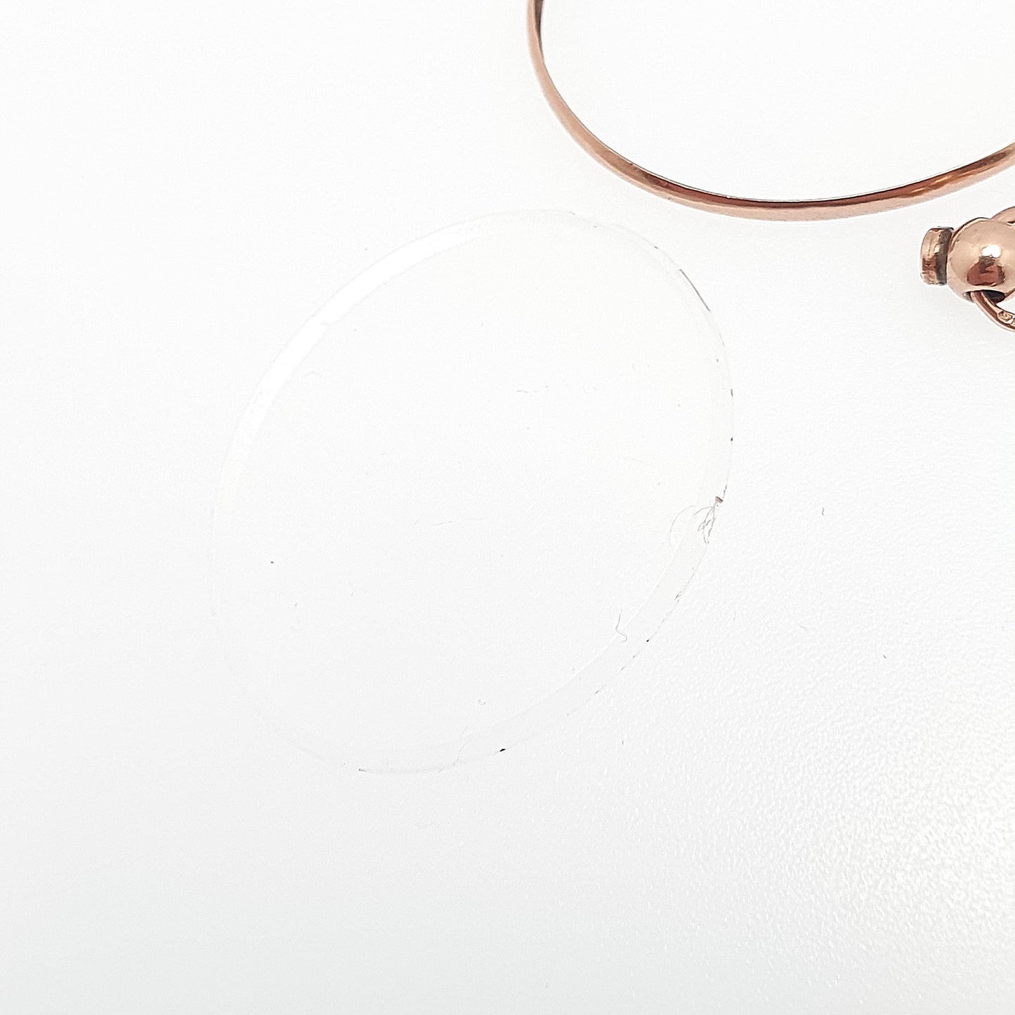 Antique 9ct Rose Gold Locket Pendant Necklace Solid 375 9k 9kt Oval 1906 Hallmarked Double Sided Vintage