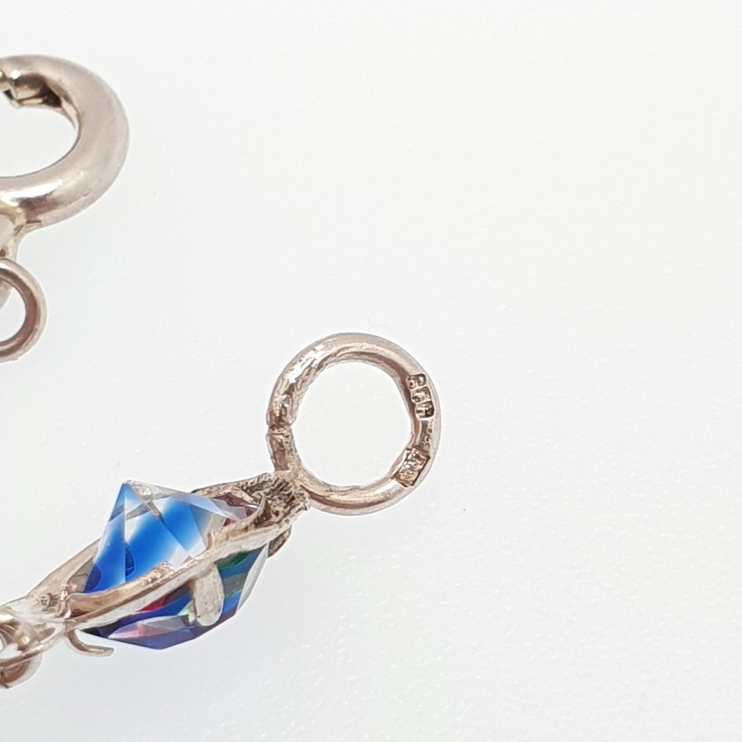 Antique Solid Silver Iris Rainbow Glass Bracelet Tutti Frutti Art Deco 1920s Vintage Multi Coloured Paste Womens Jewelry Jewelry