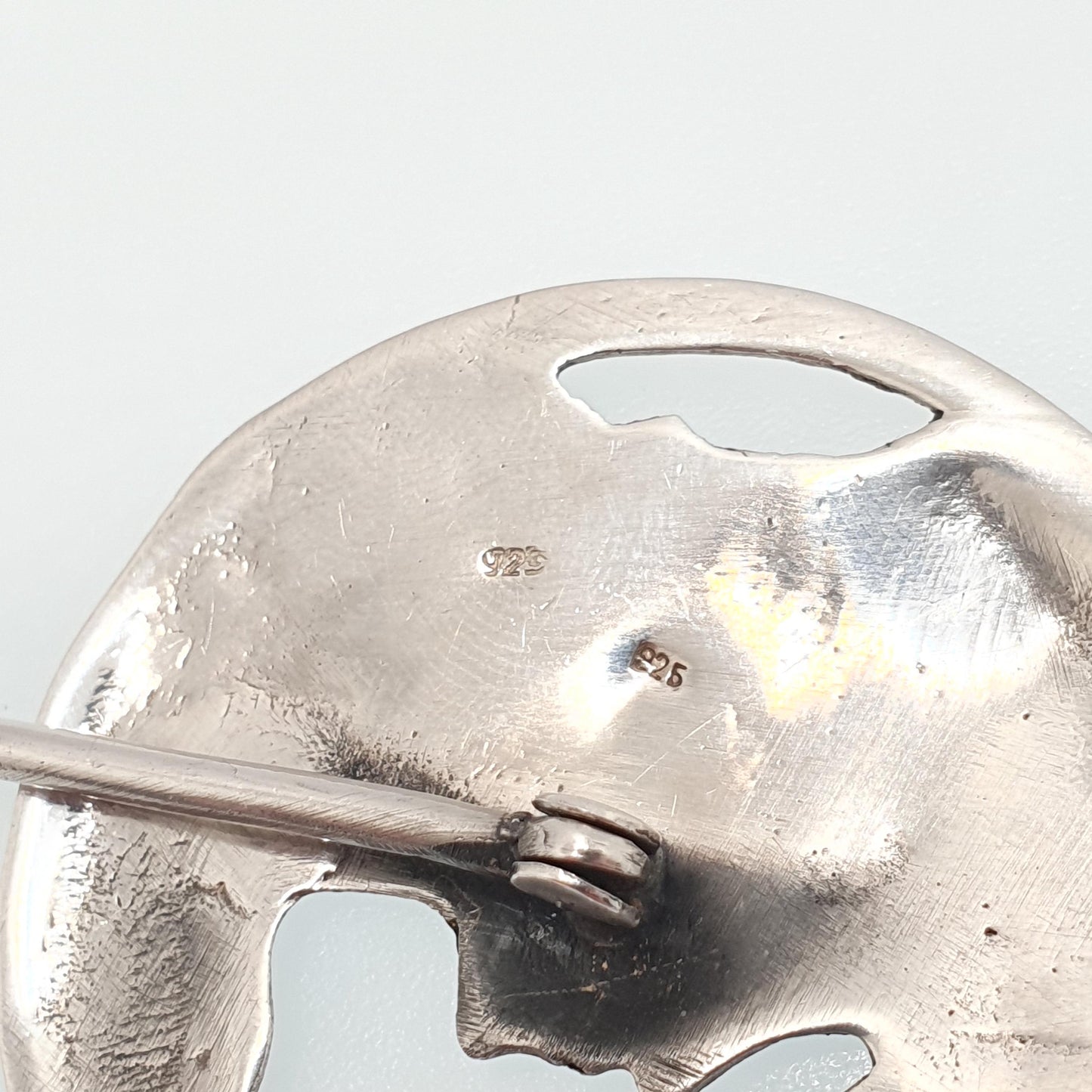 Antique Sterling Silver Hair Pin Gainsborough Lady Art Nouveau Large Big Hat Solid 925 Vintage Jewelry