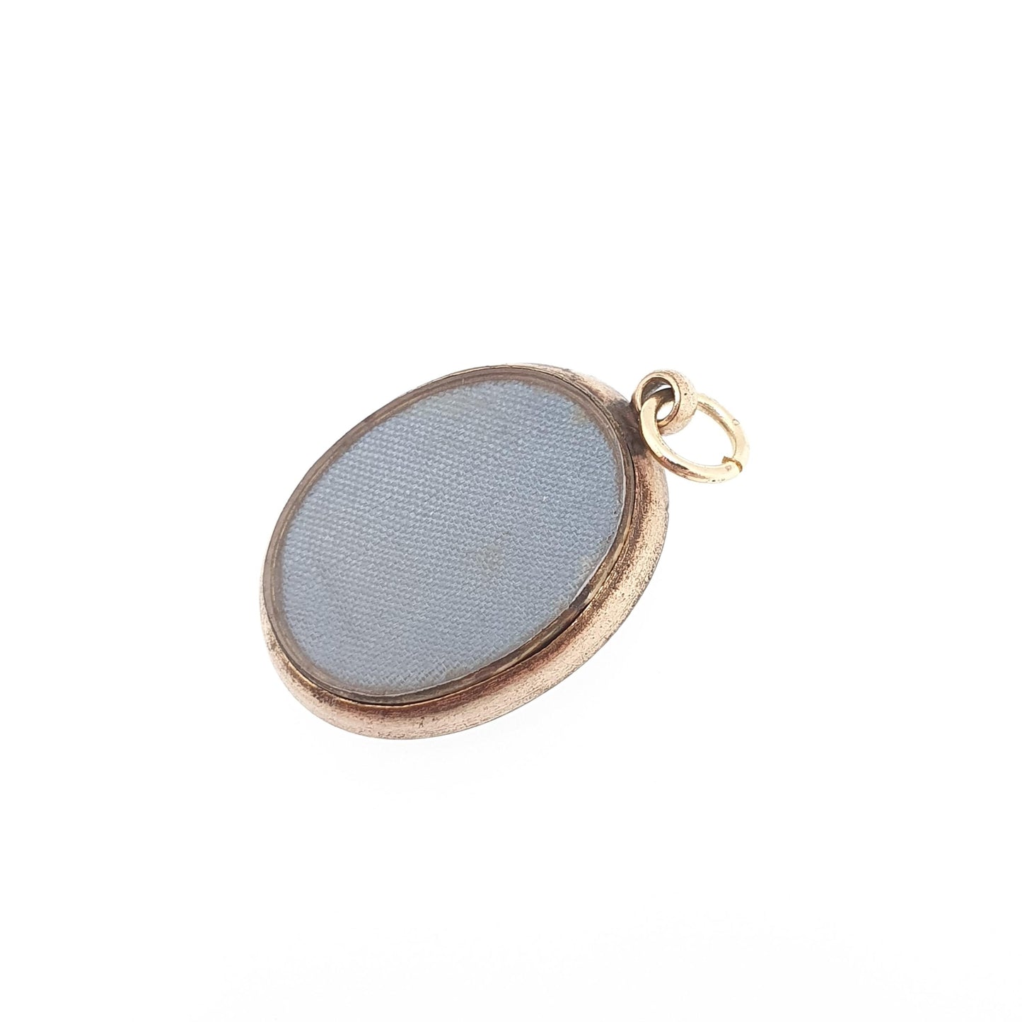 Antique Victorian 9ct Gold Front Locket Pendant Engraved One Sided Pendant Necklace 9k Oval Vintage Jewelry Jewellery